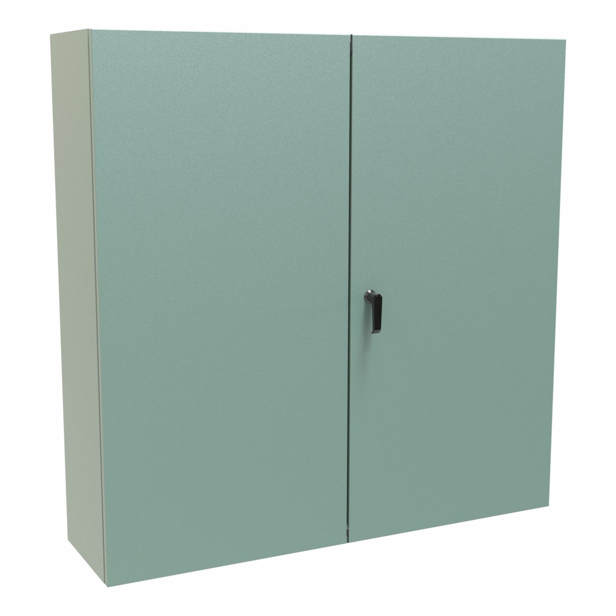 Electrical Enclosure: Steel, 48 in x 48 in x 12 in, NEMA 12/3R, Solid Cover, Hinged