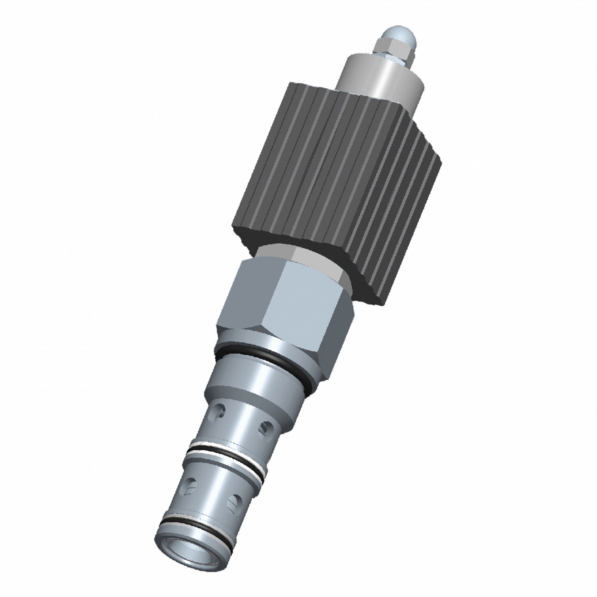 Cartridge Valve: Steel, Screw-In, Screwdriver Adjustment, C16-30 Valve Cavity Size