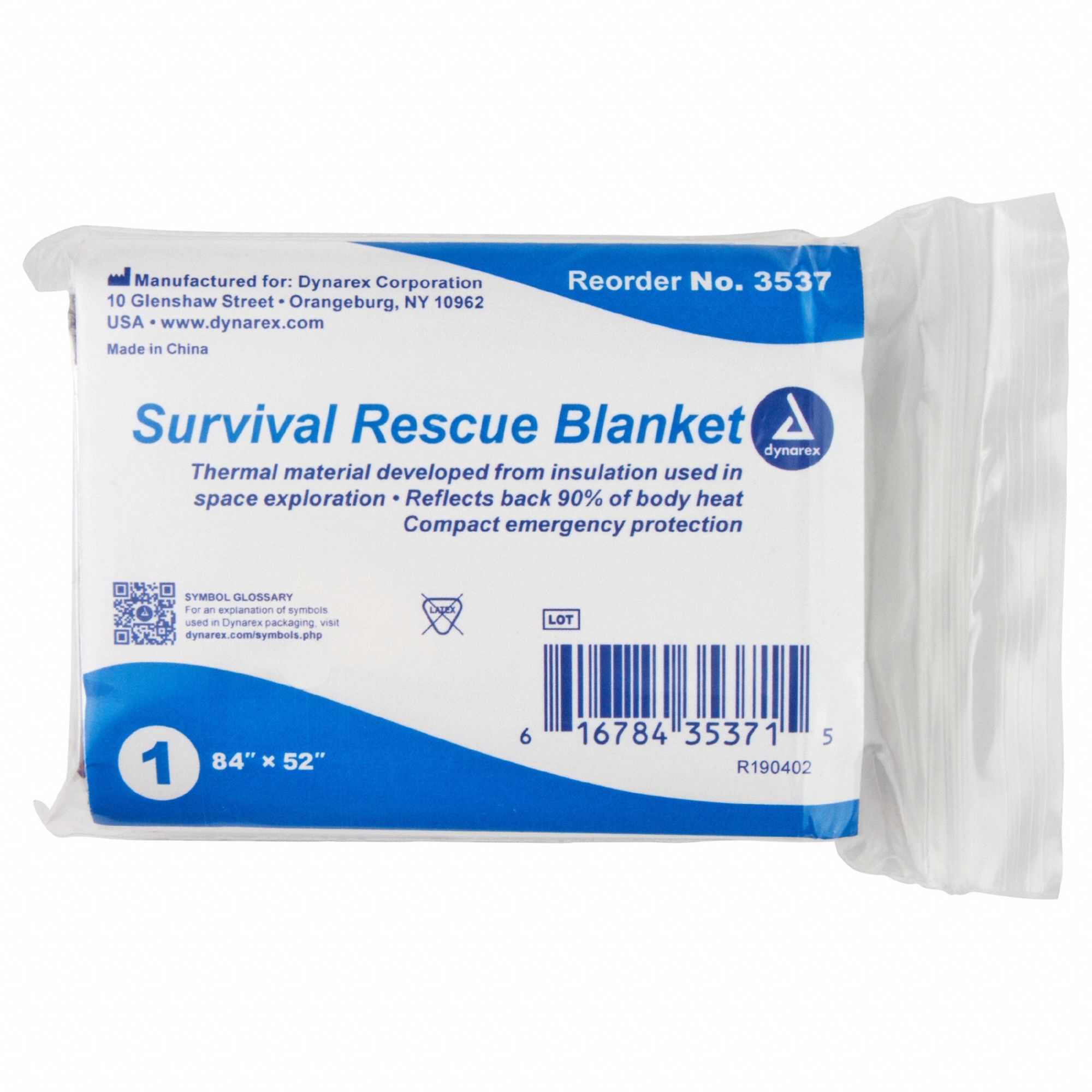 Rescue Blanket Silver 84 L PK120