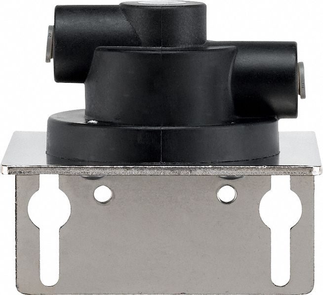 Water Filter Head: 1/4 in, Quick-Connect, 5 3/8 in Overall Ht, 4 5/8 in Overall Wd