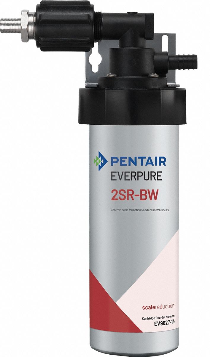 Water Filtration System: Barb, 12 in Overall Ht, Scale Inhibitor, 1 Filters Included