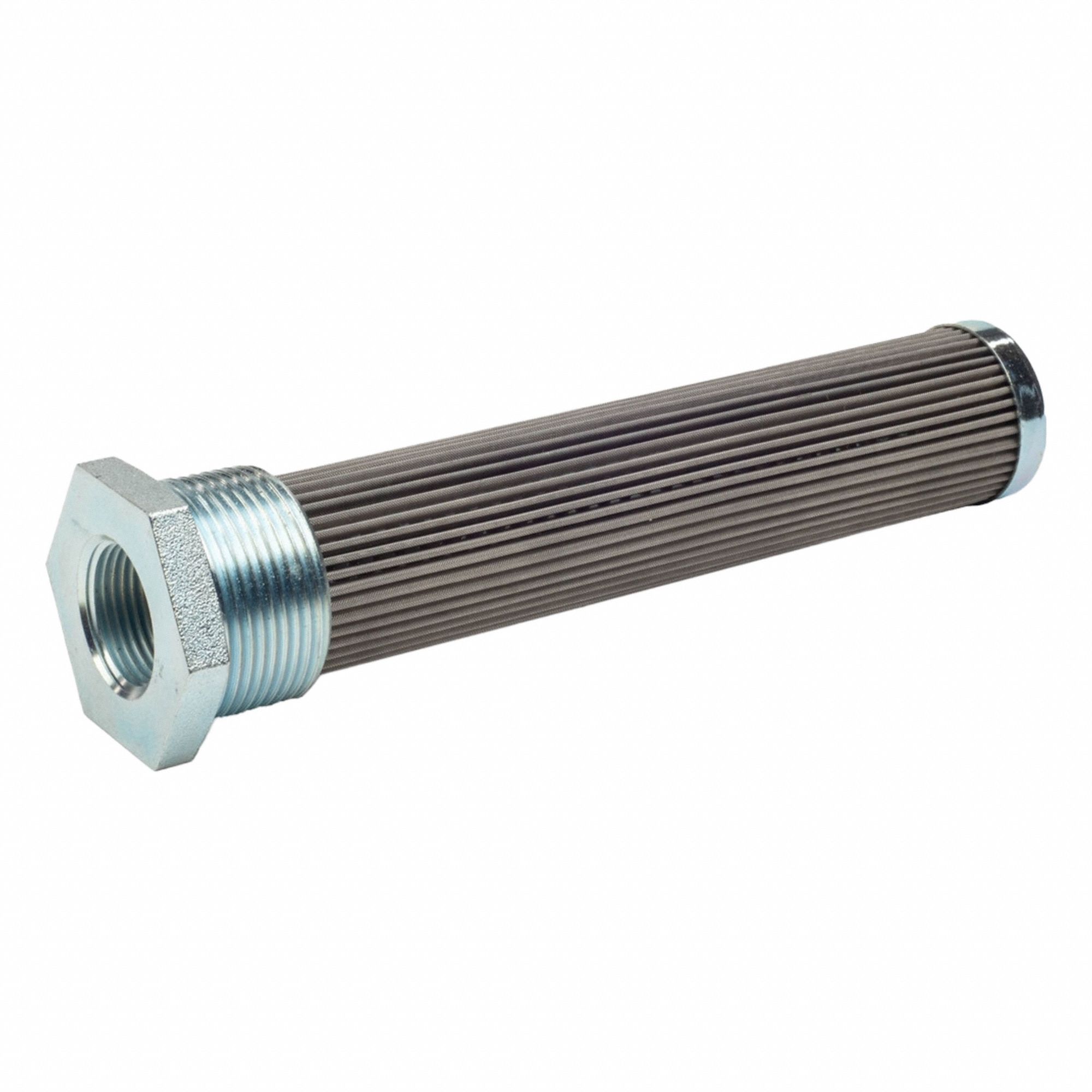 Hydraulic Suction Strainer: 1 1/4 in NPT, 25 gpm, 100 Mesh, Stainless Steel, Externally Mounted