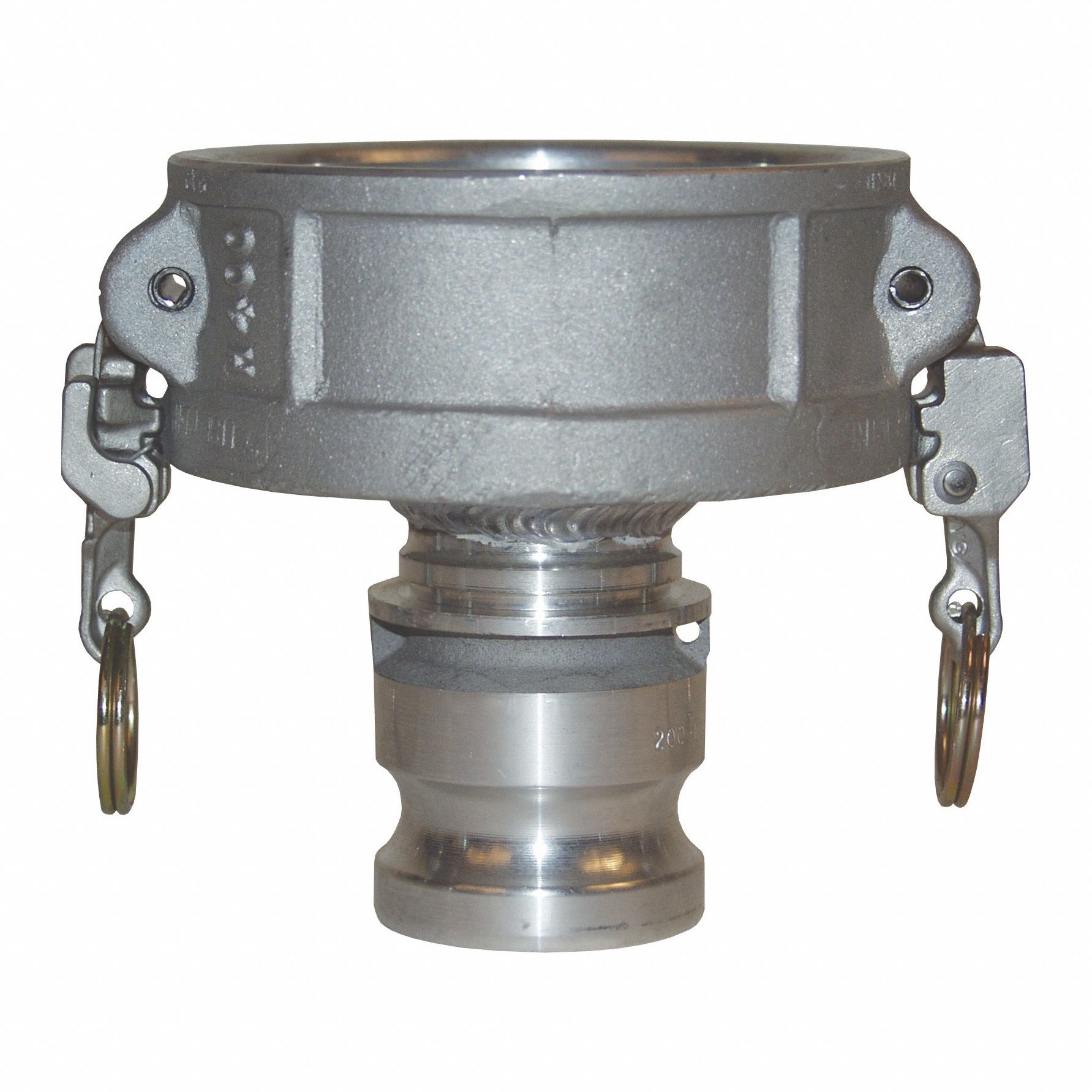 Cam and Groove Adapter: 125 psi Max. Working Pressure @ 70 F, 7 5/32 in Overall Lg, Nitrile