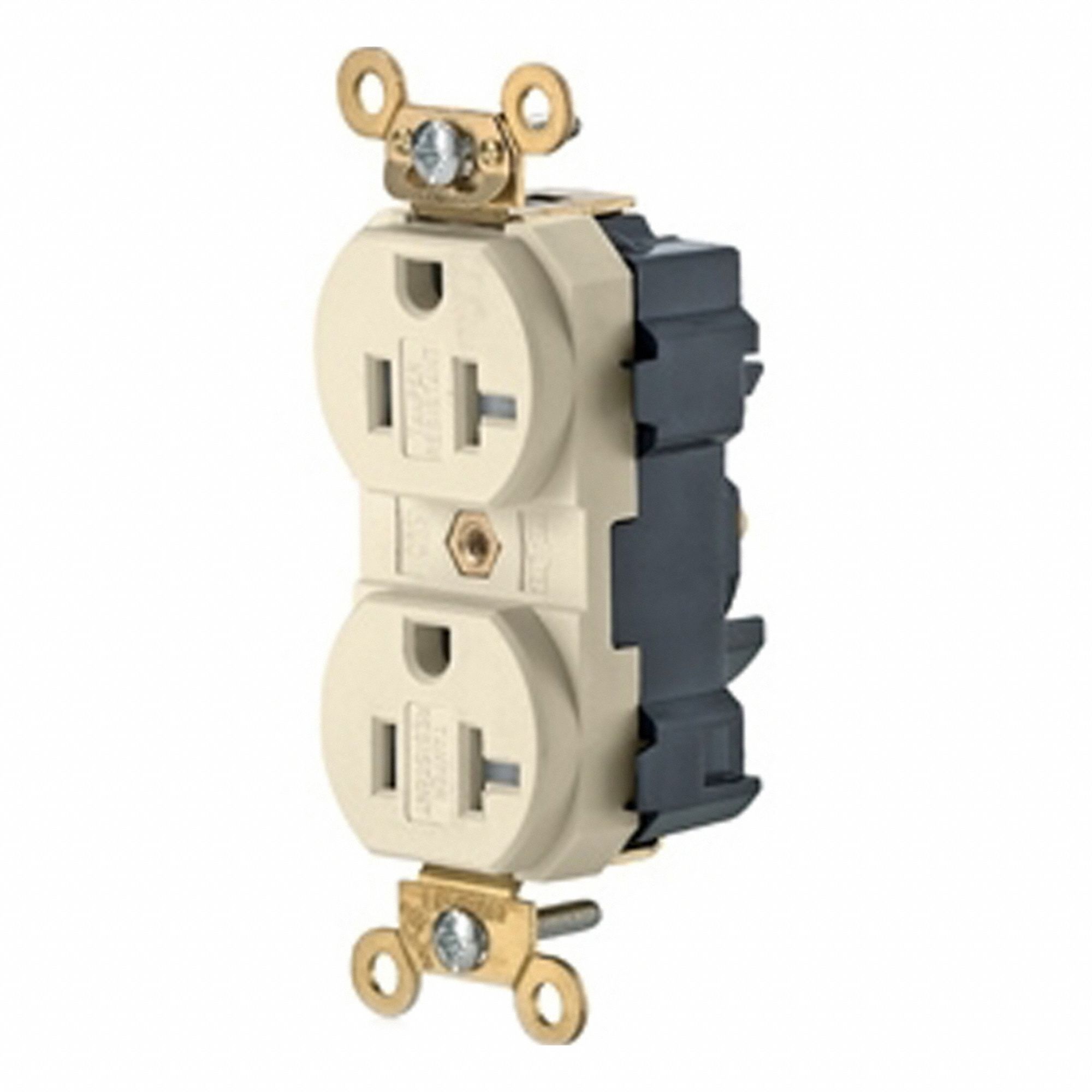 Lev-Lok Rec 20A 125V TR LtAl