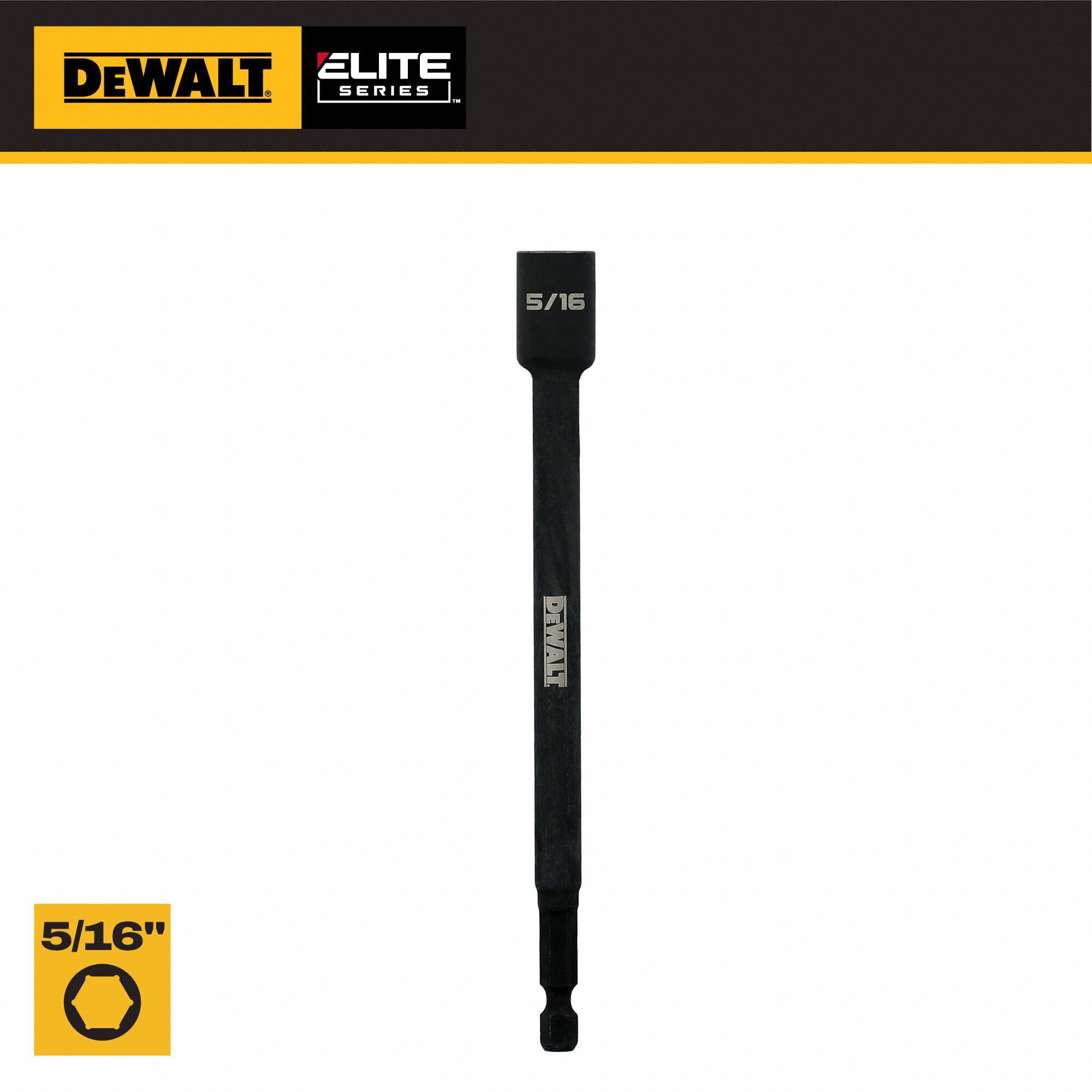 DEWALT ELITE SERIES 6 5/16 Nut Driver