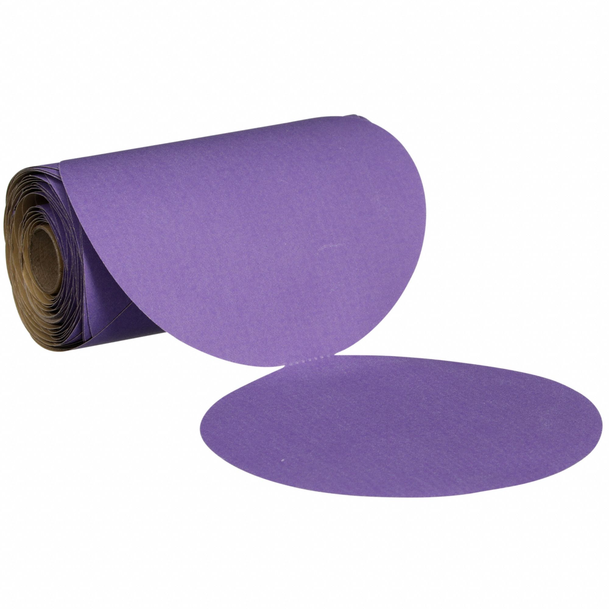 Cubitron II Stikit Paper Disc Roll 732U: 6 in Dia, Non-Vacuum, Ceramic, 320 Grit, PK