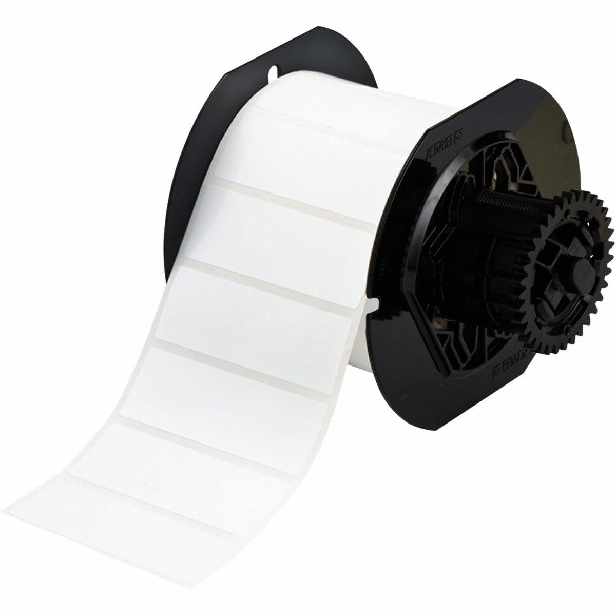 Pre-Cut Label Stock Roll: 1 in x 3 in, Rubber, Permanent Adhesive, 1, 500 Labels, BBP33/i3300