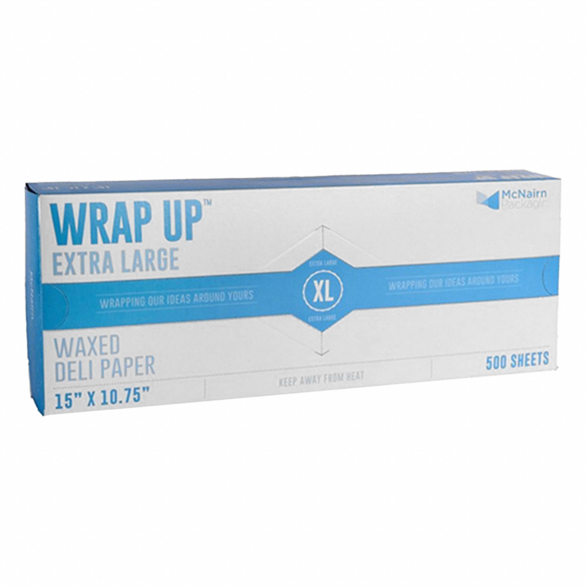 Deli Paper: White, Light-Wt, 6, 000 Sheets, Not Compostable, Interfold, 12 PK