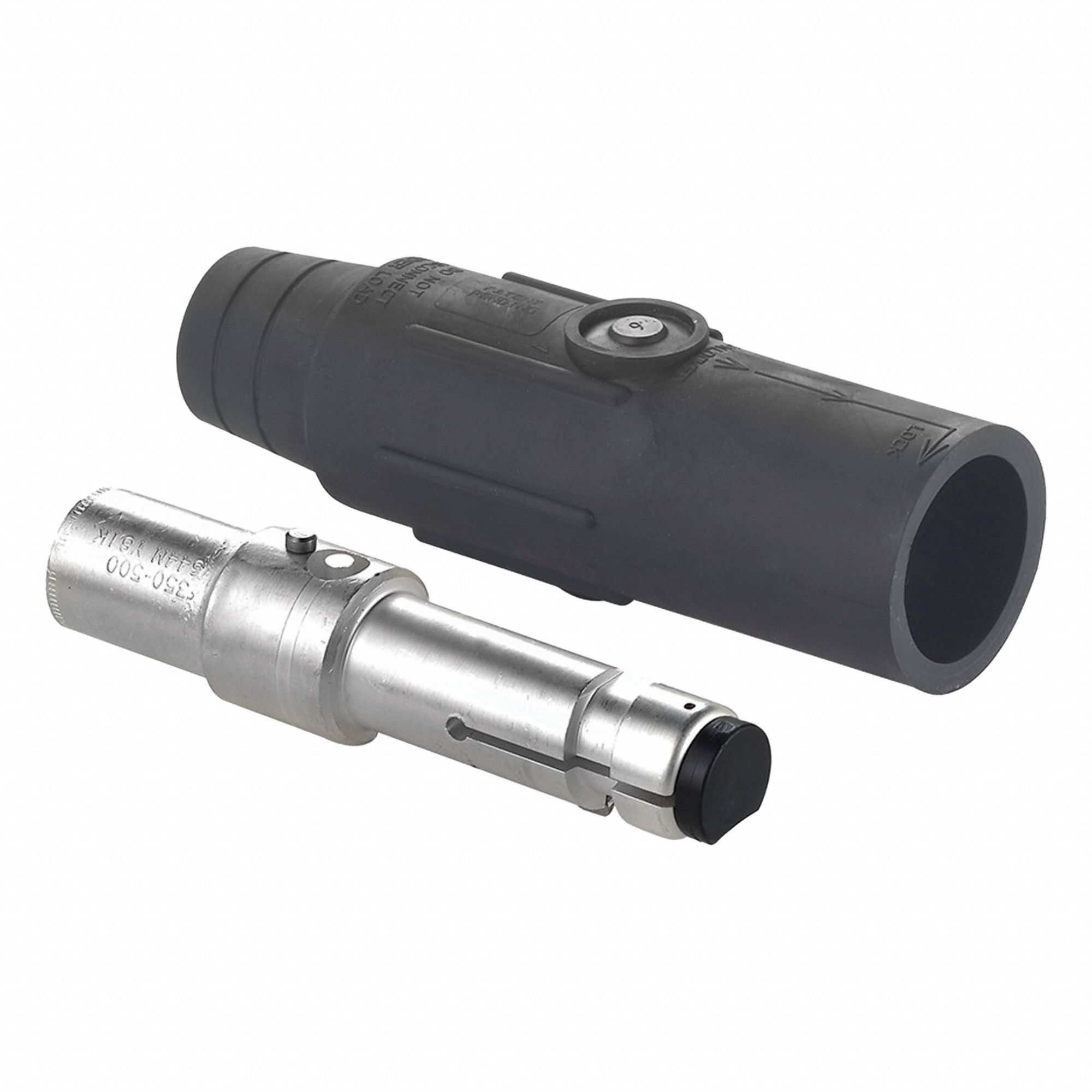 Male Plug: Male Plug, 600 A, Black