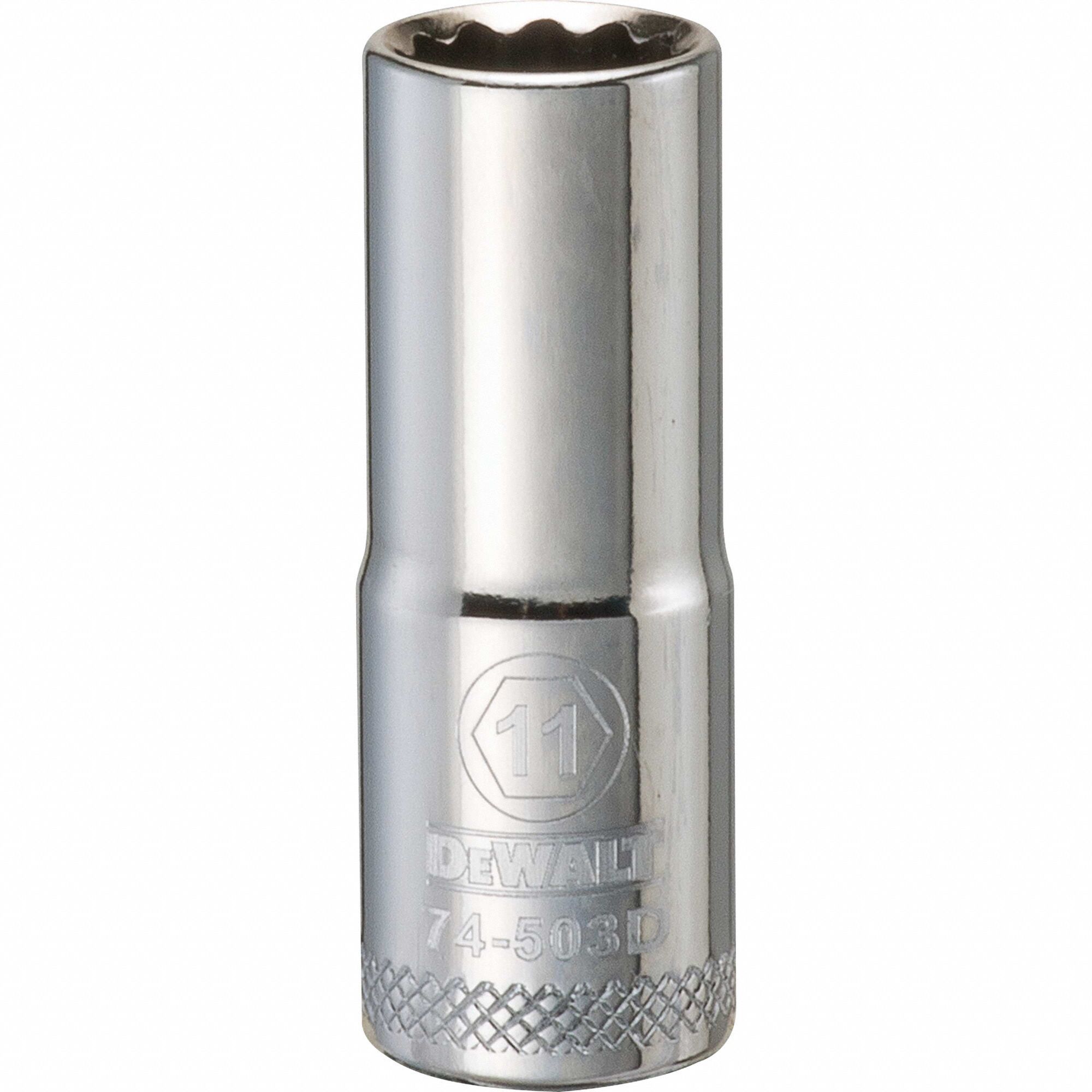 Deep Socket 12 Pt 3/8in 11 mm