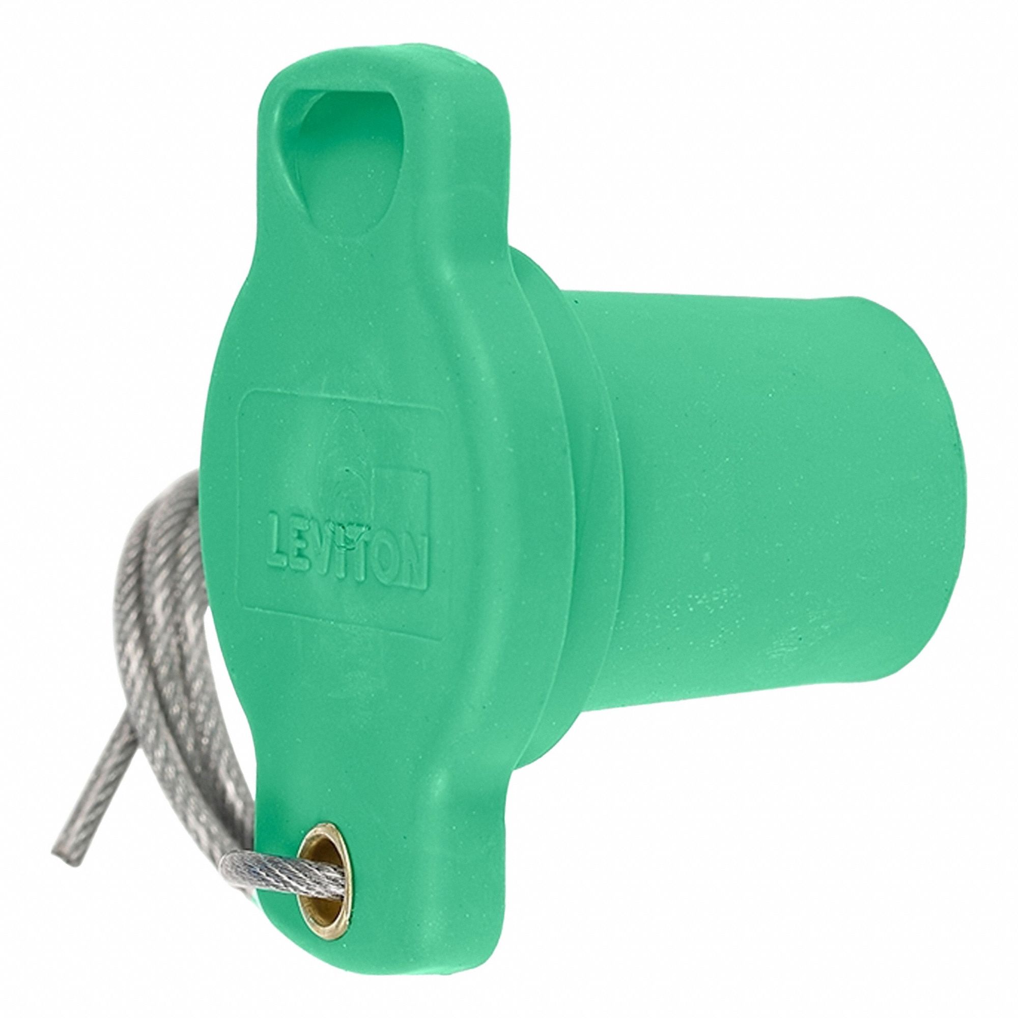 Protective Cap: 400 A Compatible Device Current, For Male Plugs, Green