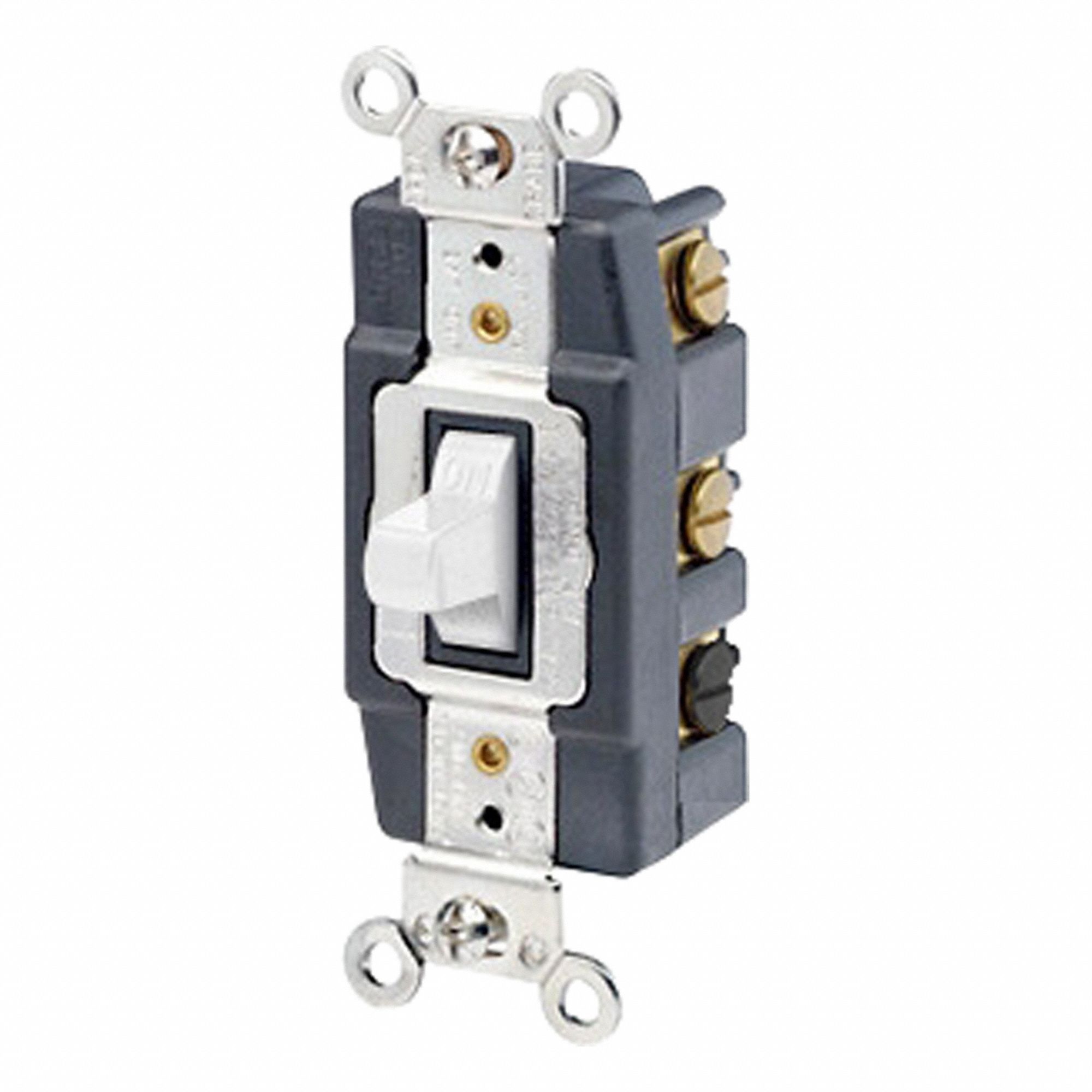 Wall Switch 1 hp Toggle 20 A White