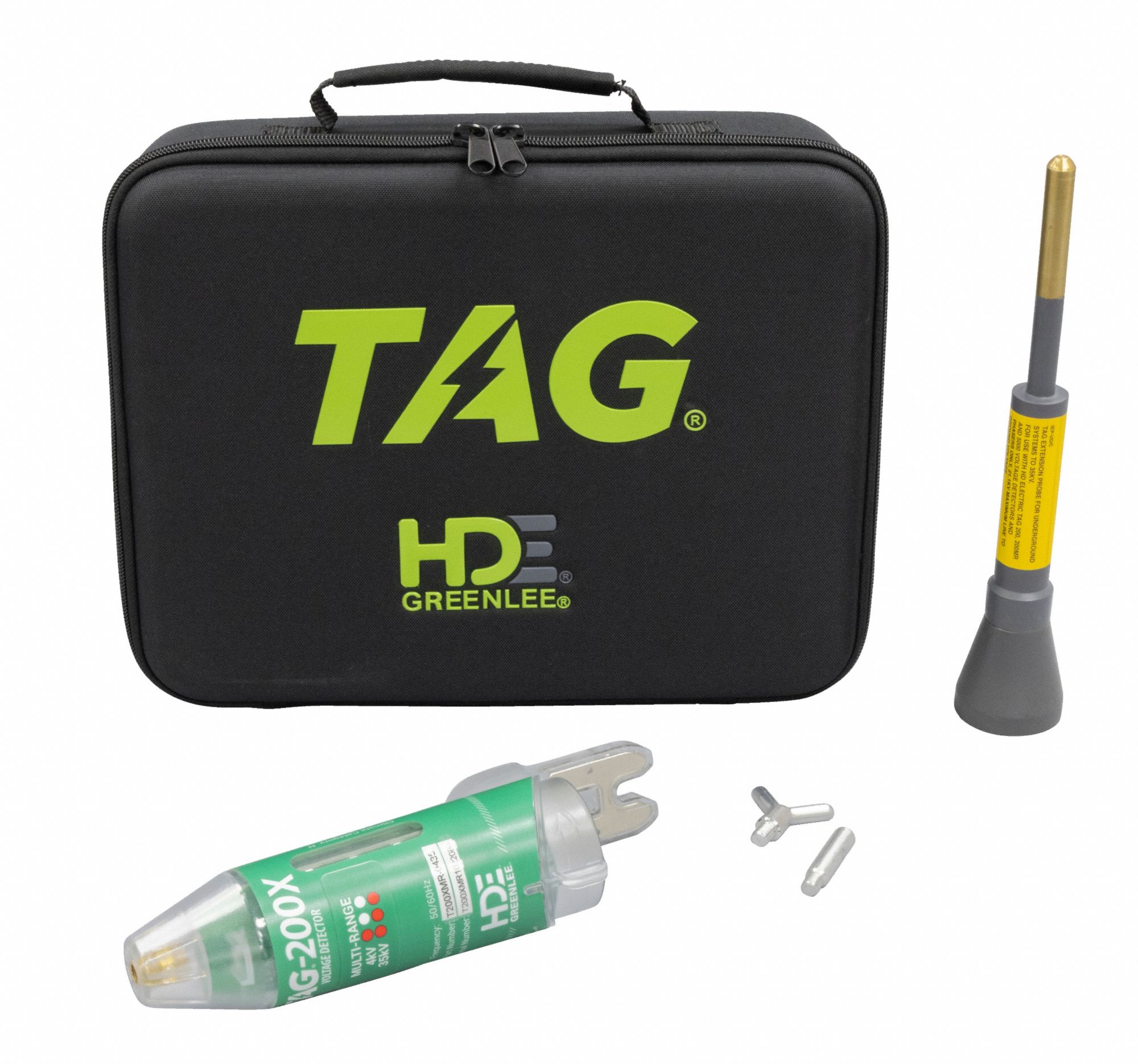 Hot Stick-Compatible High-Voltage Detector: 4 kV to 35 kV, 50 Hz/60 Hz, Audible/Light, AC Volt