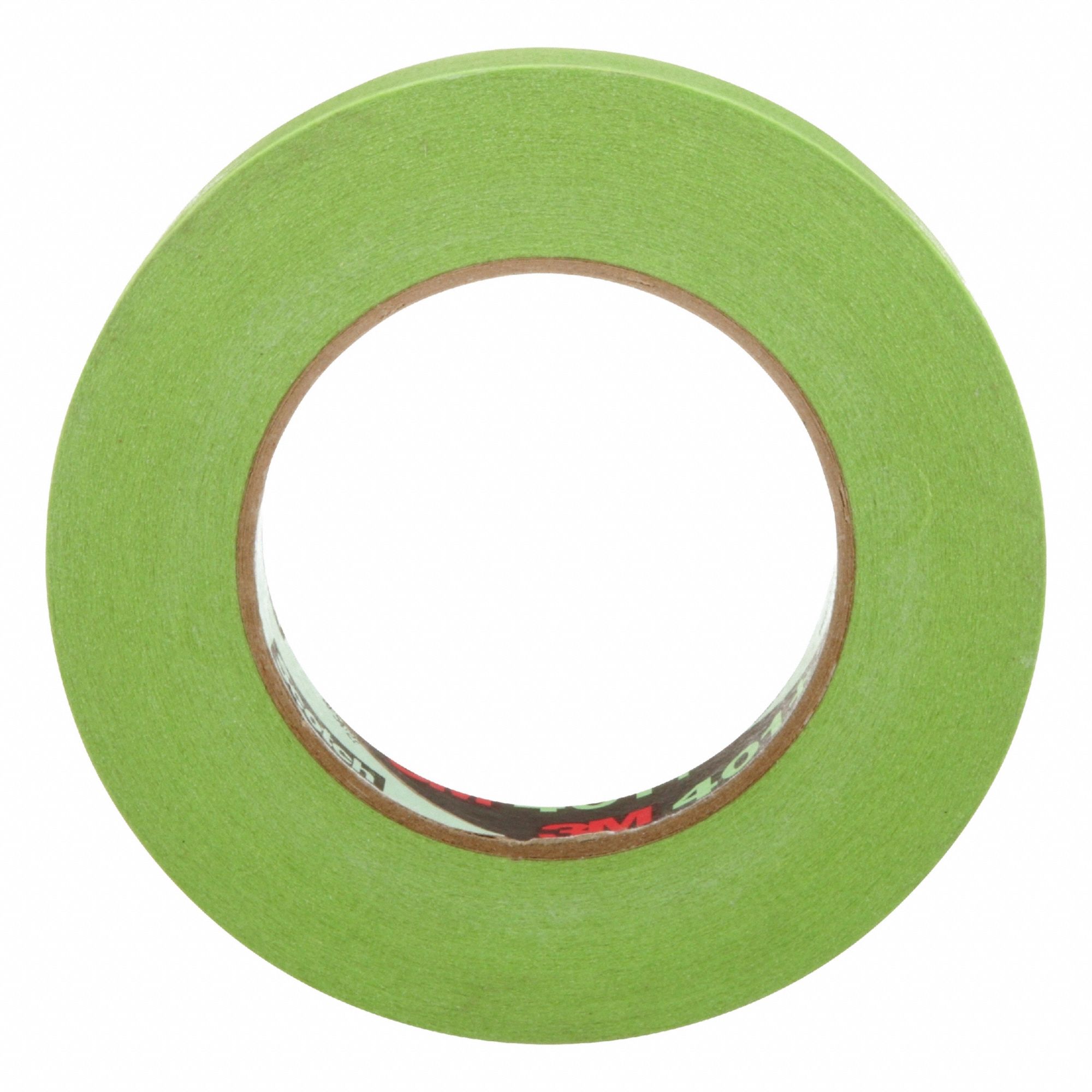 Painter's Tape: 11/16 in Wd, 60 yd Lg, 6.7 mil Thick, Green, Crepe Paper, Rubber, Indoor, 48 PK