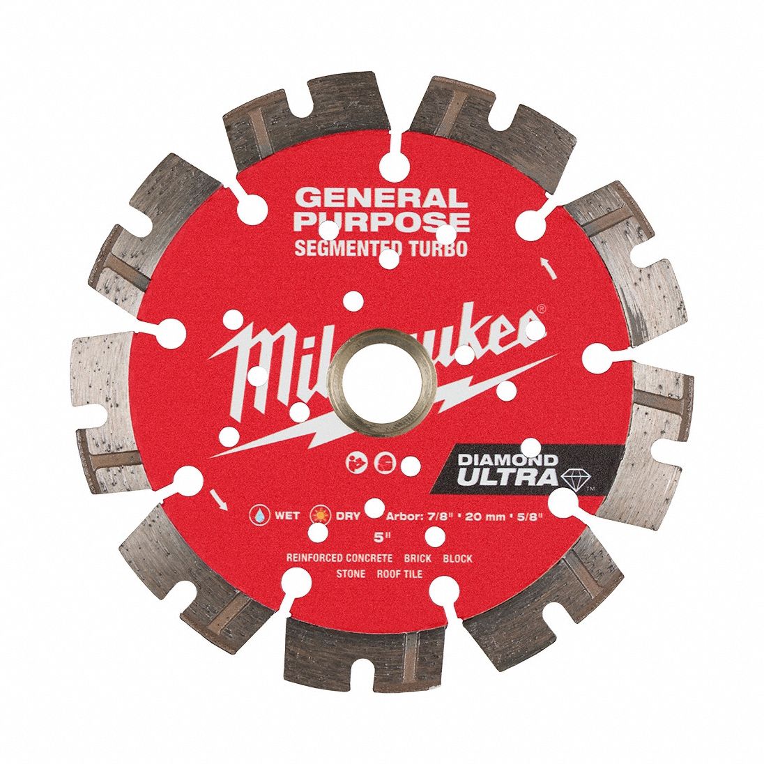 LAME SCIE DIAMANTEE,TURBO/SEGMENTEE,5PO