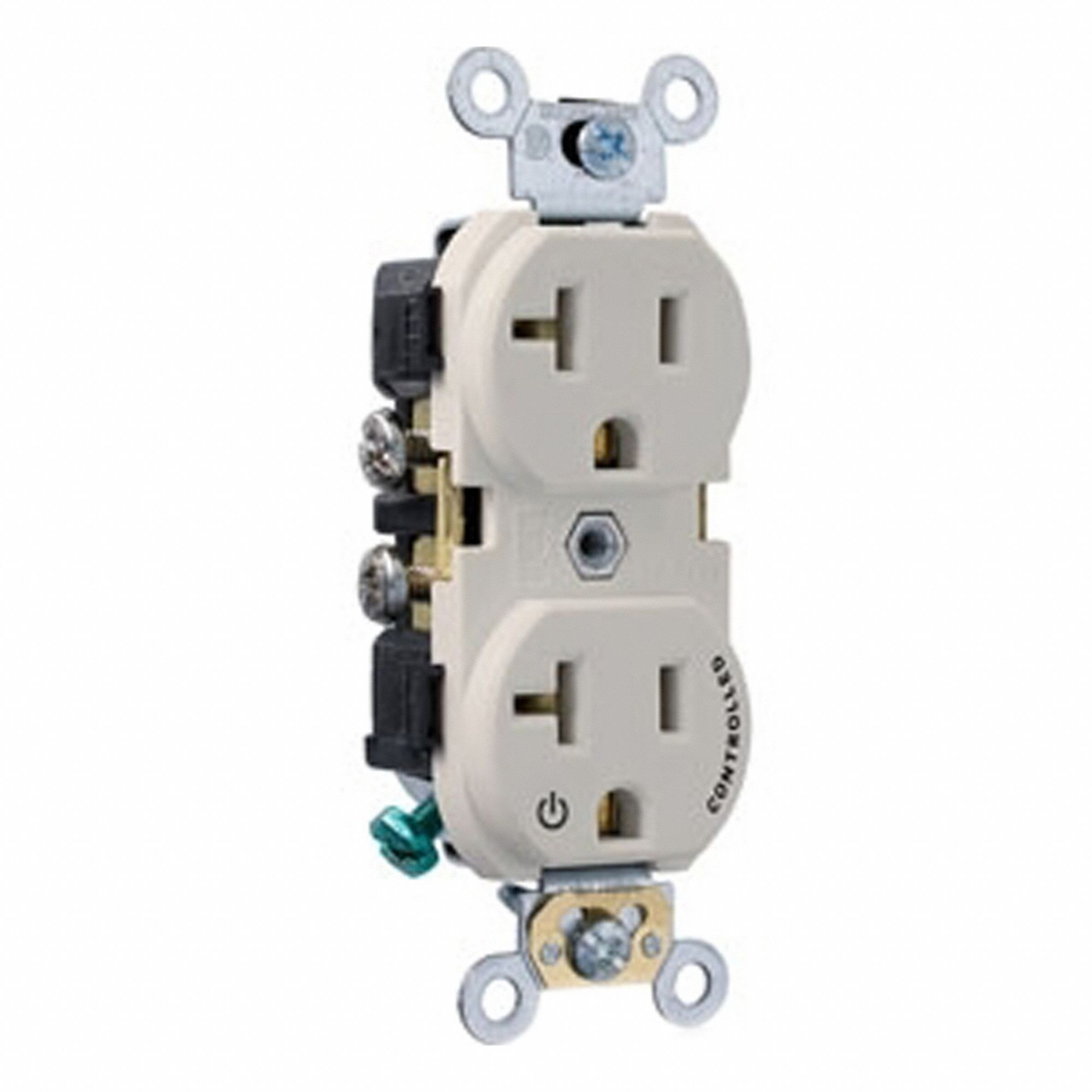 Dup 20A 125V 1MCtrl Self-Gr LtAl