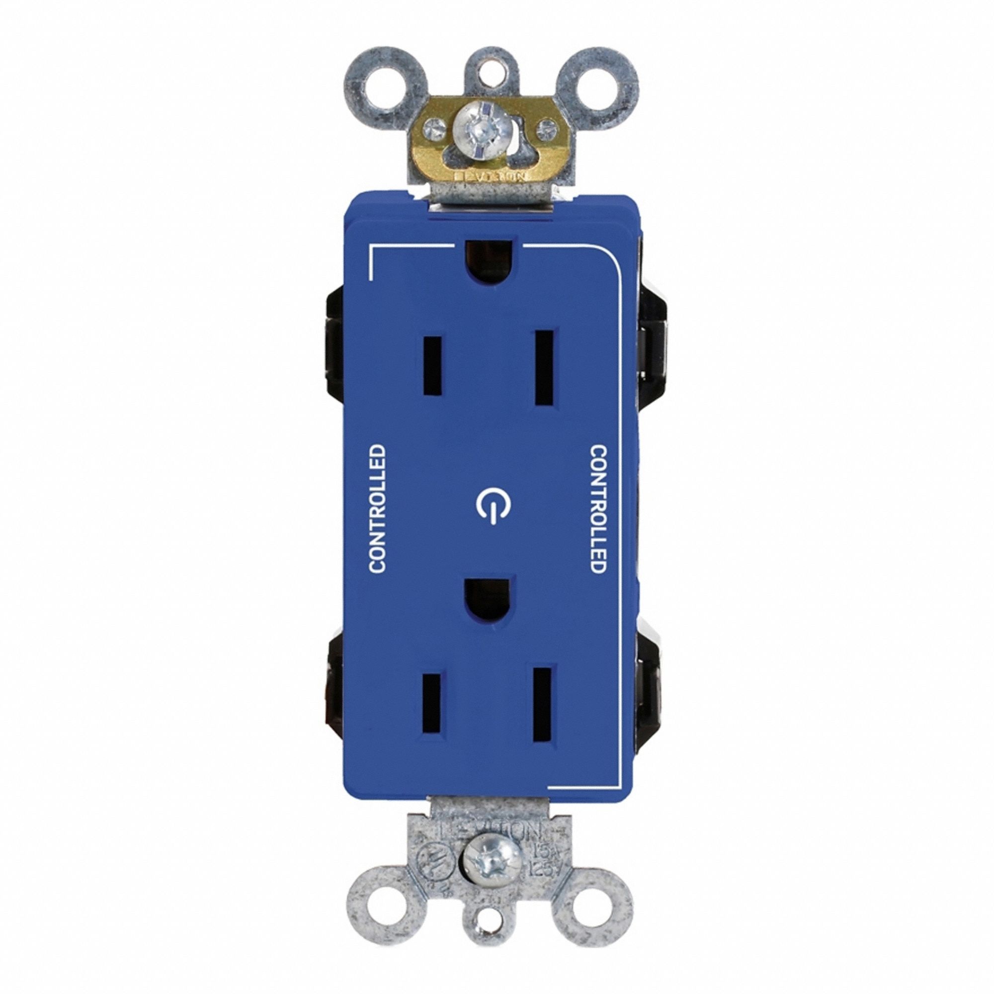 Lev-Lok DPl Dup 15A 125V 2MCtrl Blue
