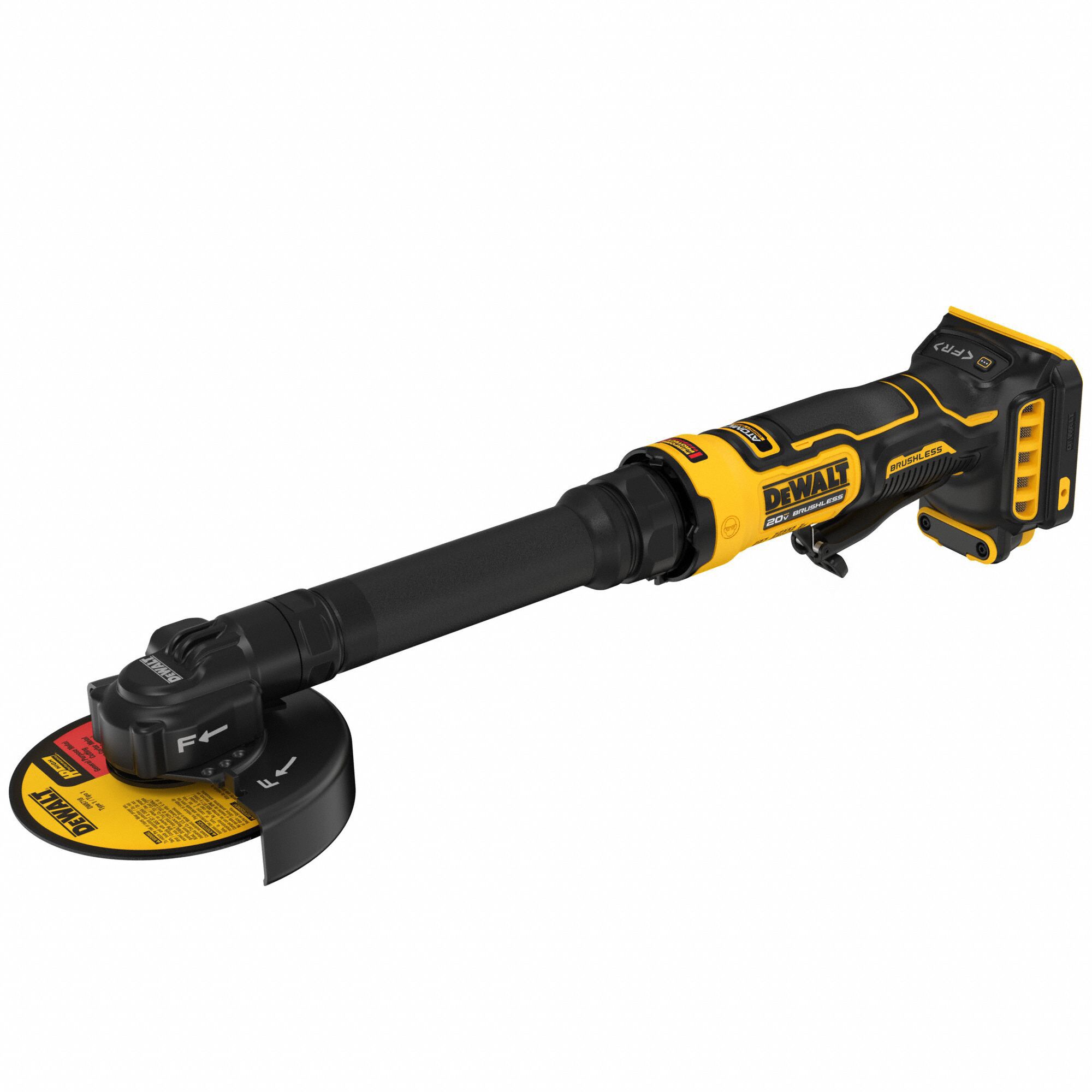 Cut-Off Tool: 4 in Wheel Dia, Paddle, Brushless Motor, 20V DC, In-Line, 20V MAX*, Tool Only