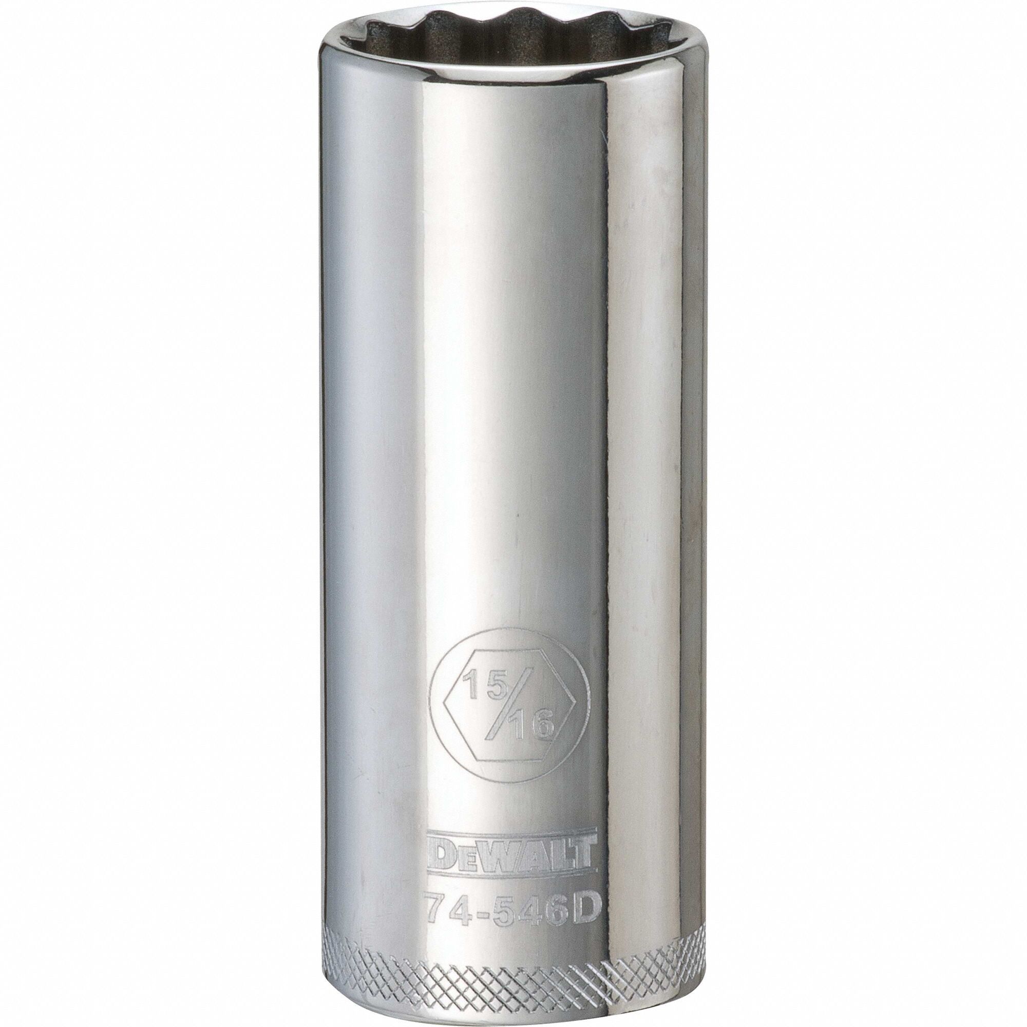 Deep Socket 1/2in 12-Point 15/16in
