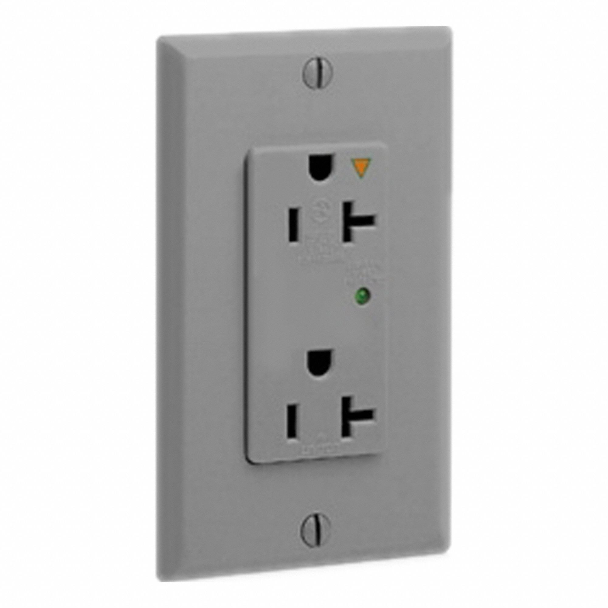 Decora Plus Surge Outlet IG 20A Gray