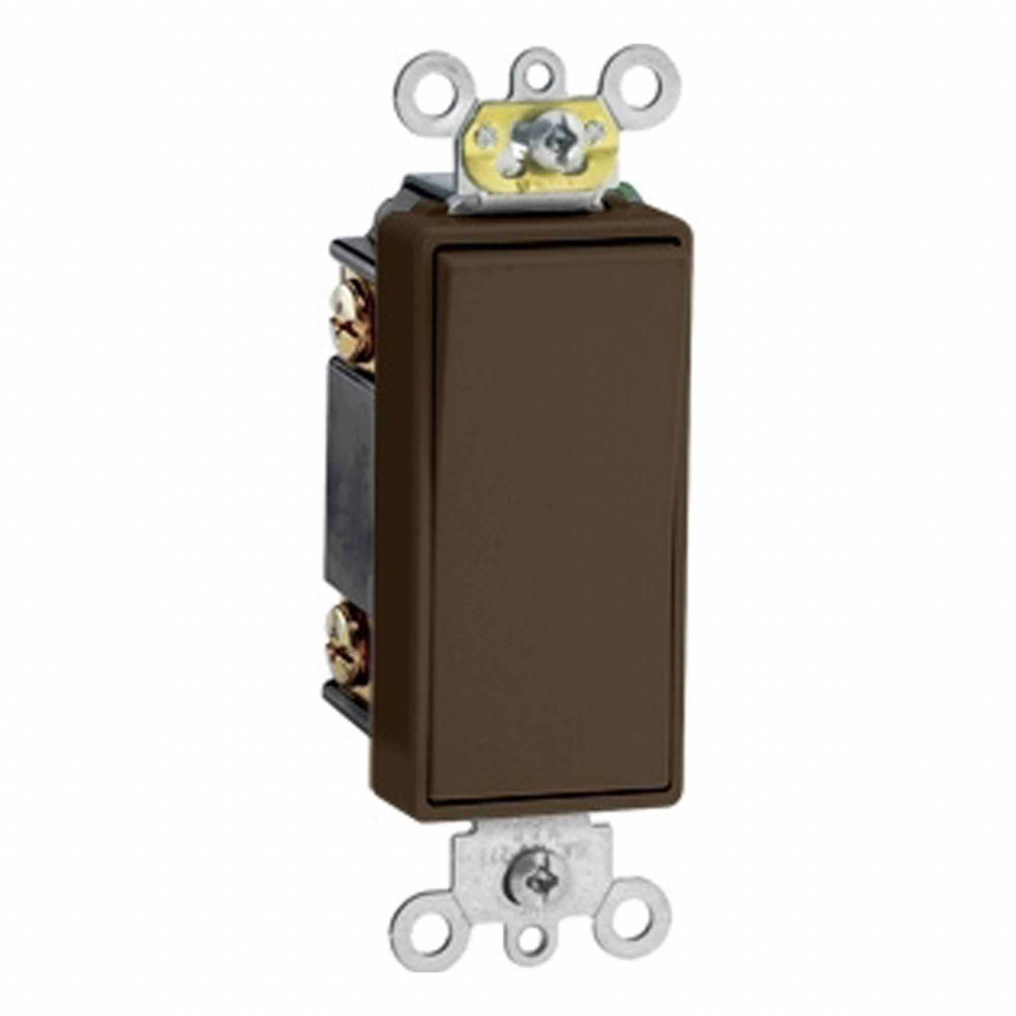 Decora Plus Rocker 3-Way 15A Brown