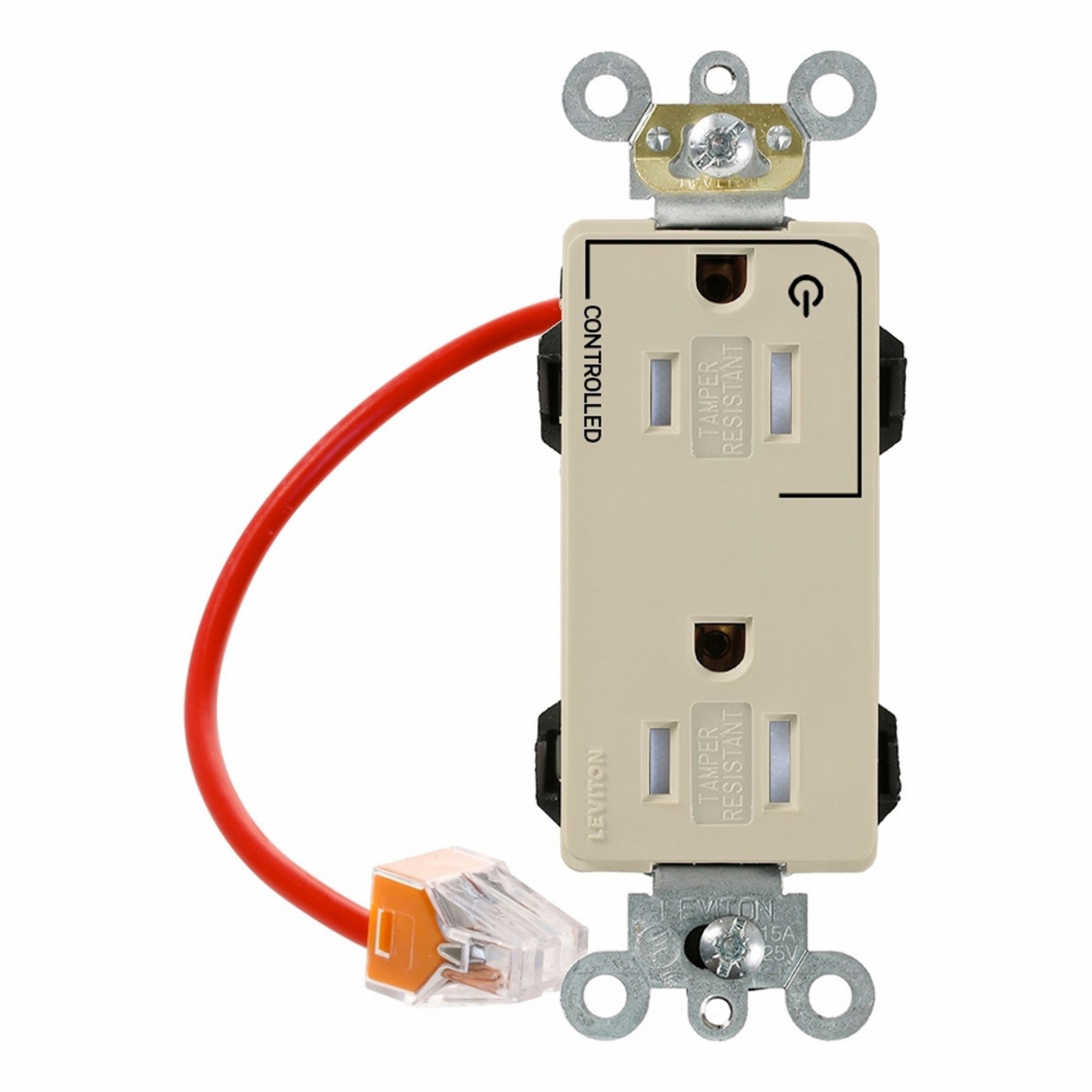 Lev-Lok Dup 15A 125V TR 1MCtrl Ivr