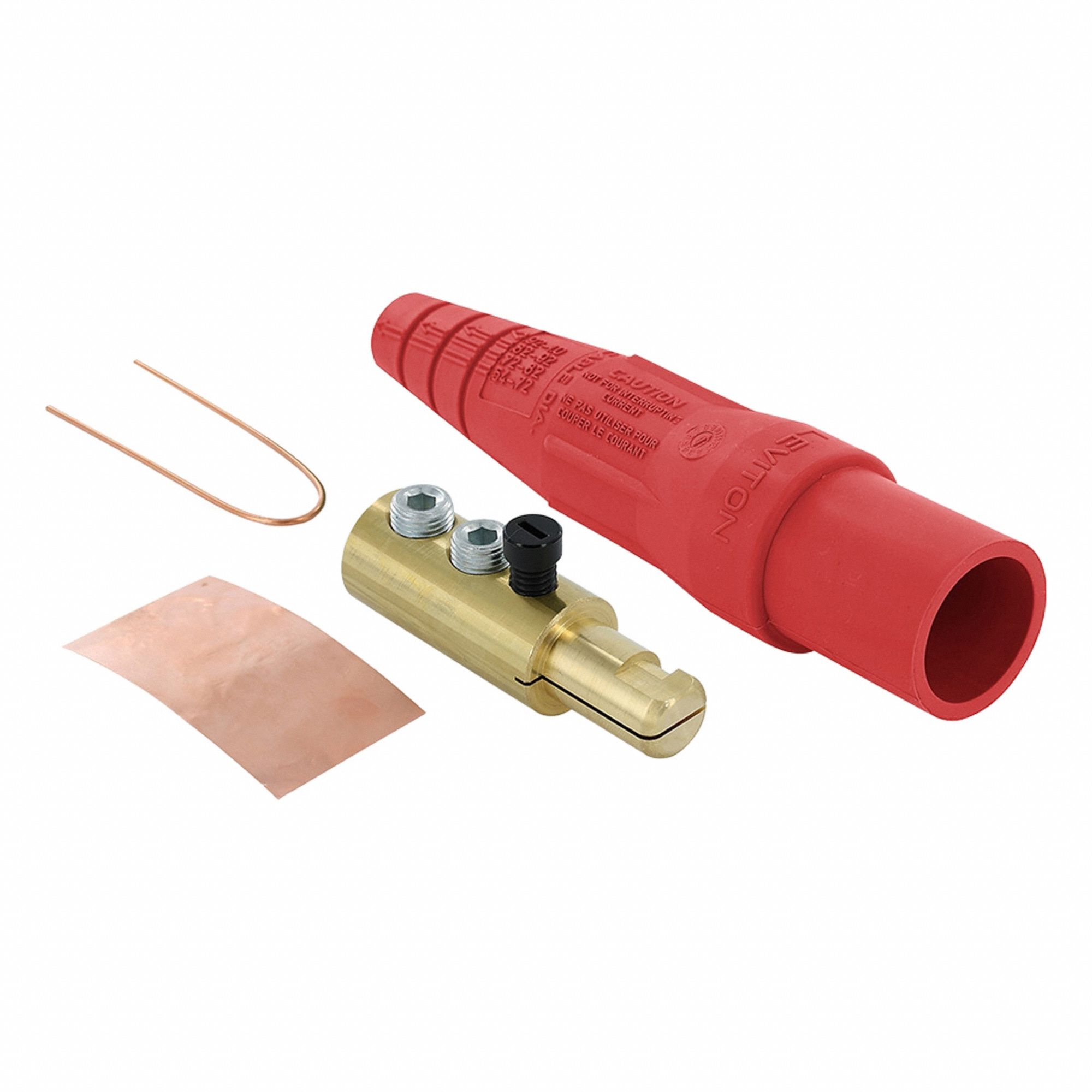 Single Pole Inline 400 A Male Red