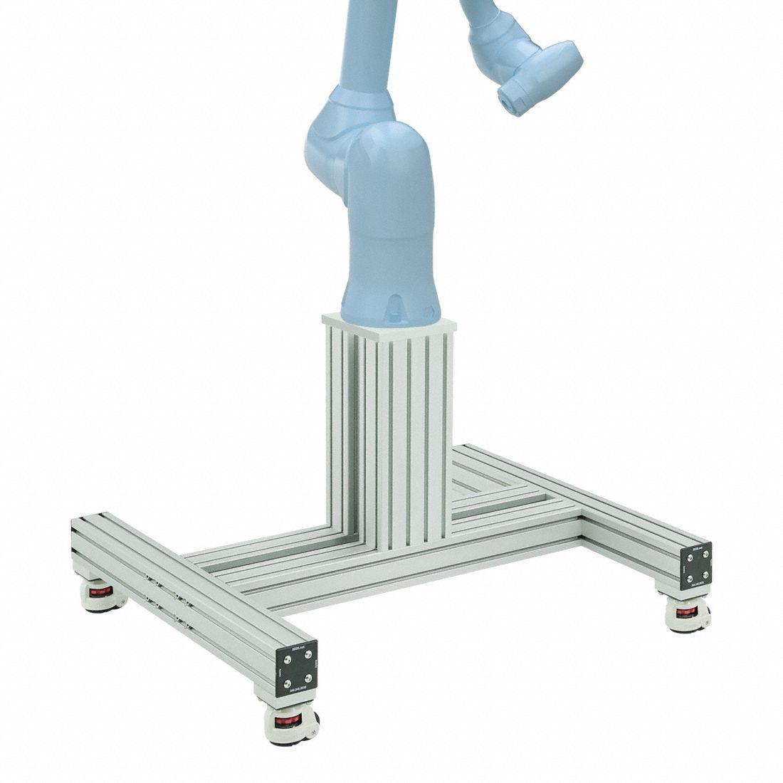 Tube Framing System Profiles: T-Slot Cobot Pedestal, 600 mm H x 809 mm W x 960 mm L, Aluminum (MPN 40200-MP-K-600). Key specifications — Brand: 80/20; Mobility: Mobile; Product Type: T-Slot Cobot Pedestal; Compatible Series: 40 Series; Manufacturer Part Number: 40200-MP-K-600; Includes: (16) Mobile Base Vertical Support.