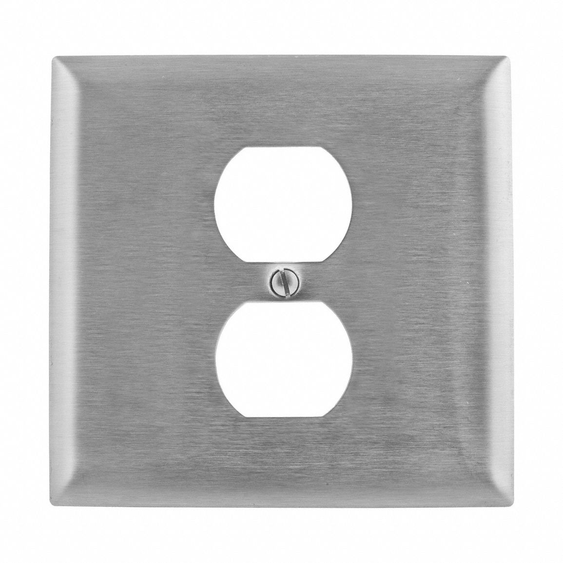 2 Gang 1 Receptacle Wall Plate