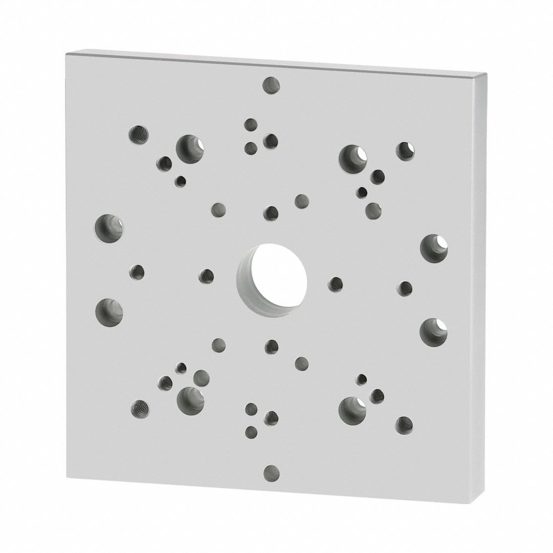 Tube Framing System Profiles: T-Slot Cobot Mounting Plate, 0.75 in H x 8 in W x 8 in L, Inch, Mobile