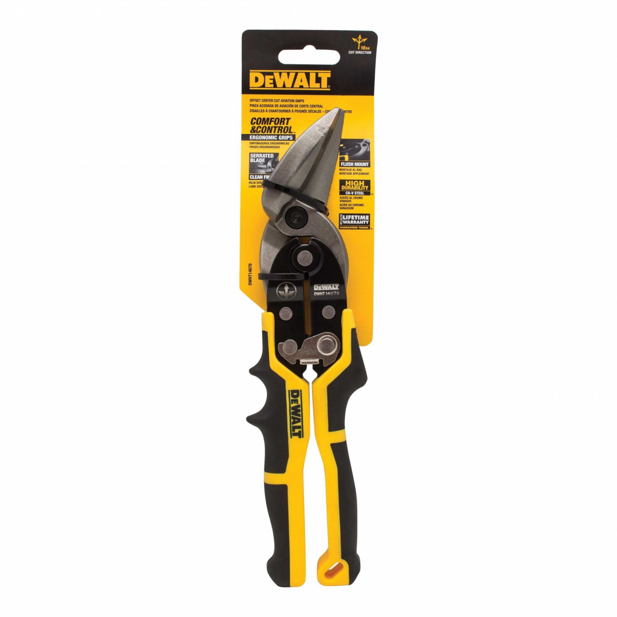 Aviation Snip Offset Center Cut