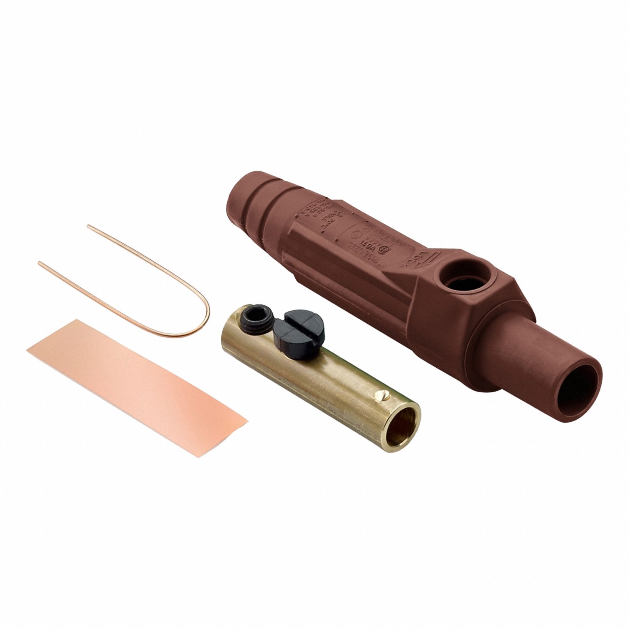 Female Plug: Female Connector, 150 A, Brown