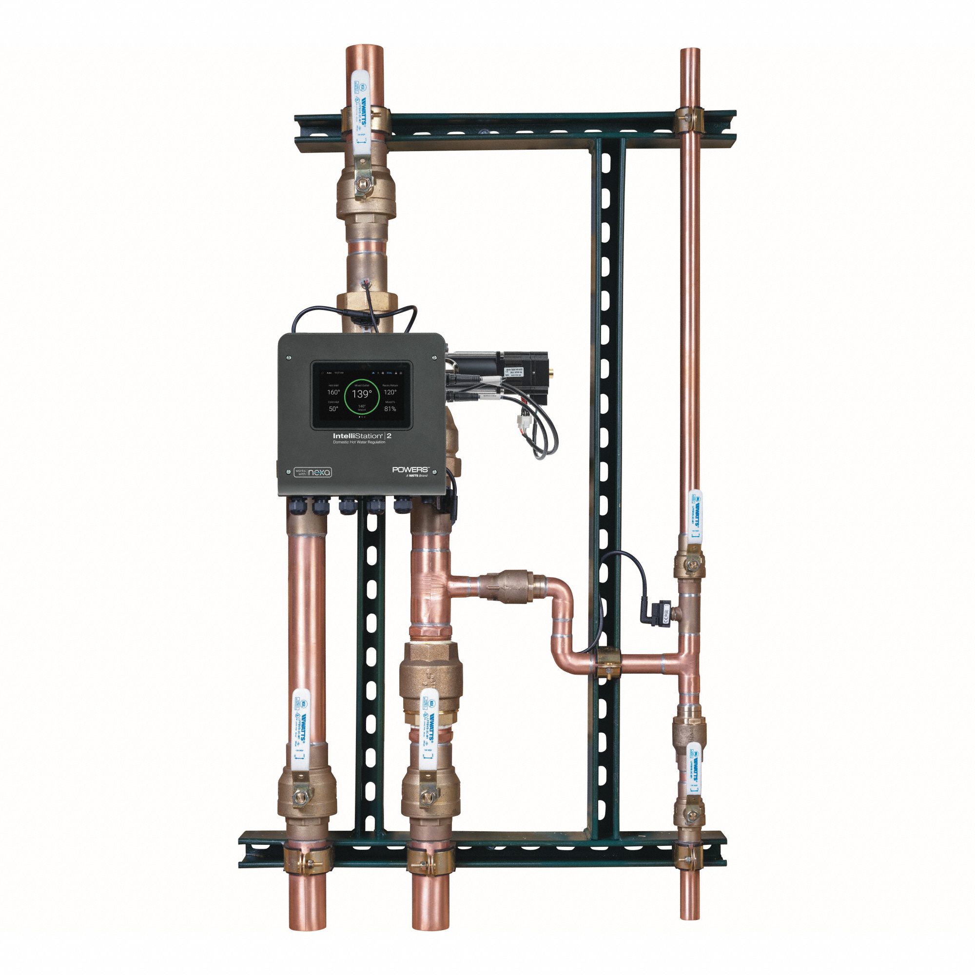 WATTS, 2 in Inlet Connection Size, 3 in Outlet Connection Size, Valve ...