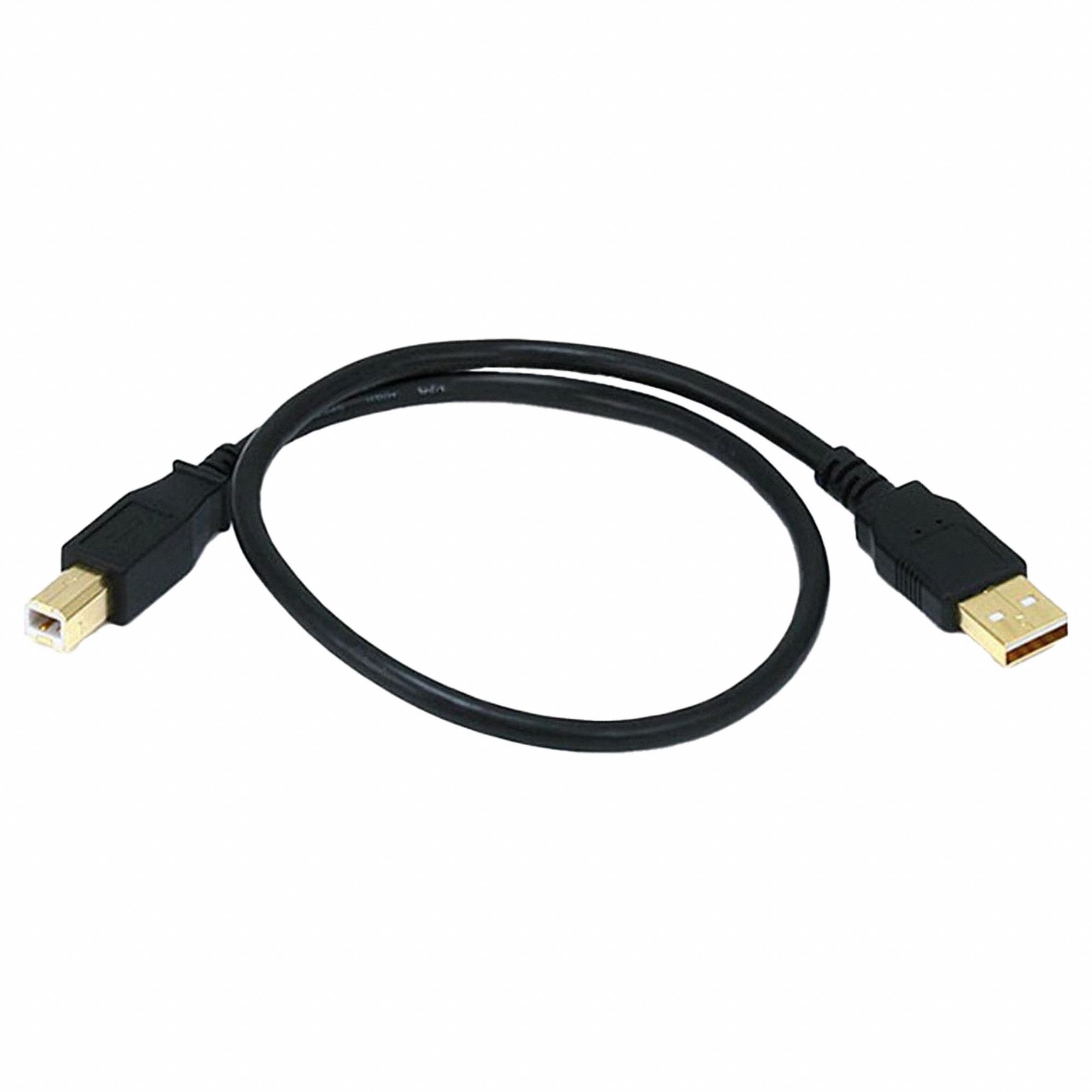 MONOPRICE, Type A End 1, Type B End 2, Standard USB Cable - 5XFV2|5436 ...