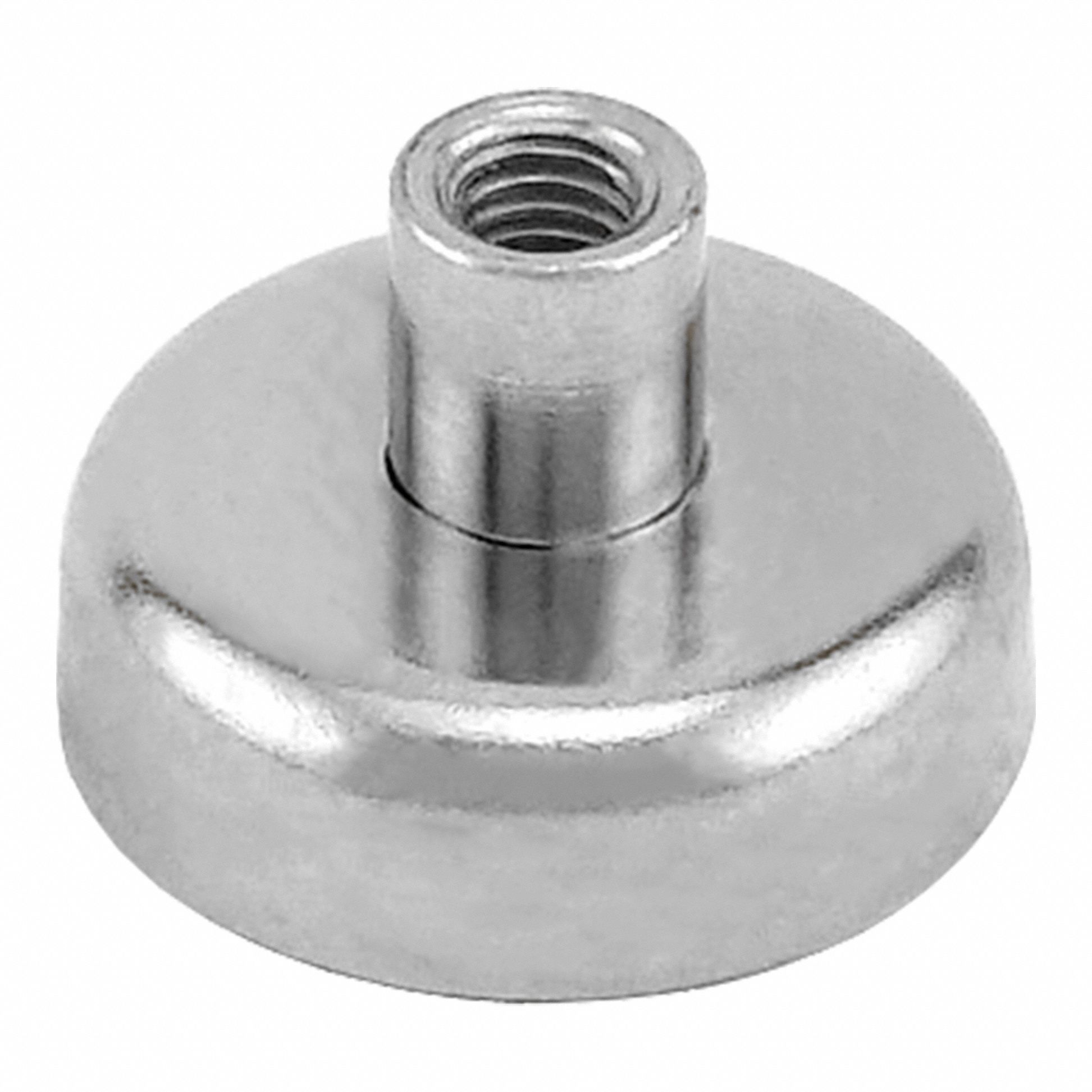 Rare Earth Magnet: Neodymium, 63/64 in Outside Dia, 0.315 in Thick, Disc Magnet, 42