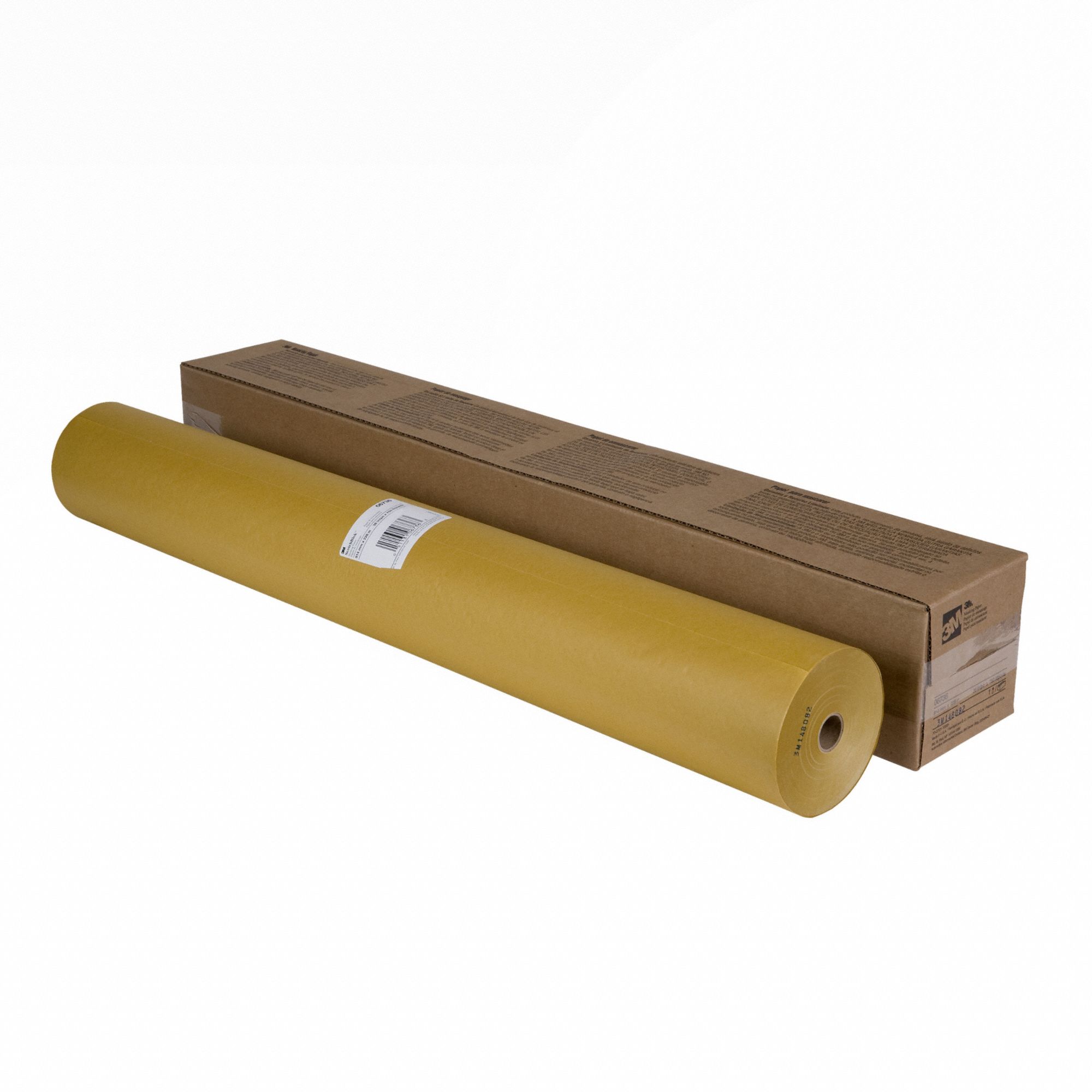 Masking Paper: 36 in Nominal Wd, 750 ft Nominal Lg, 130 lb Paper Wt, Brown, Coated