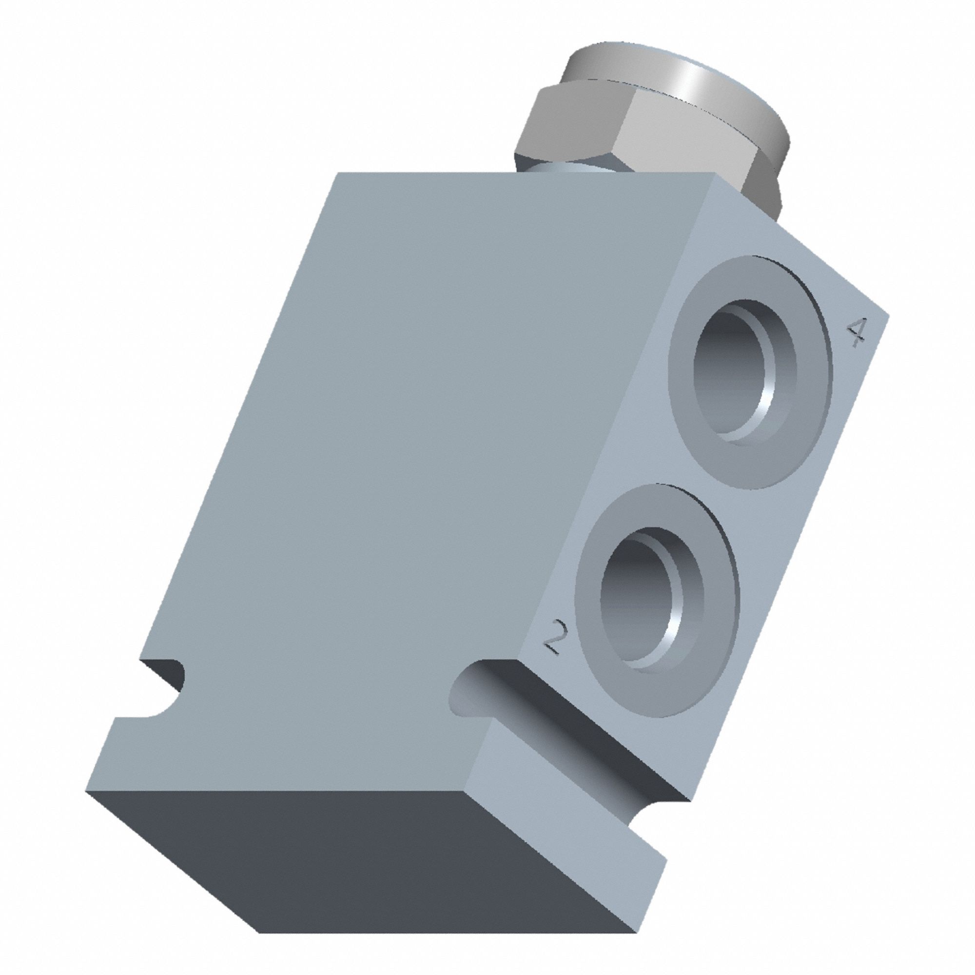 Cartridge Valve: Aluminum, Screw-In, Screwdriver Adjustment, Pressure, Nitrile