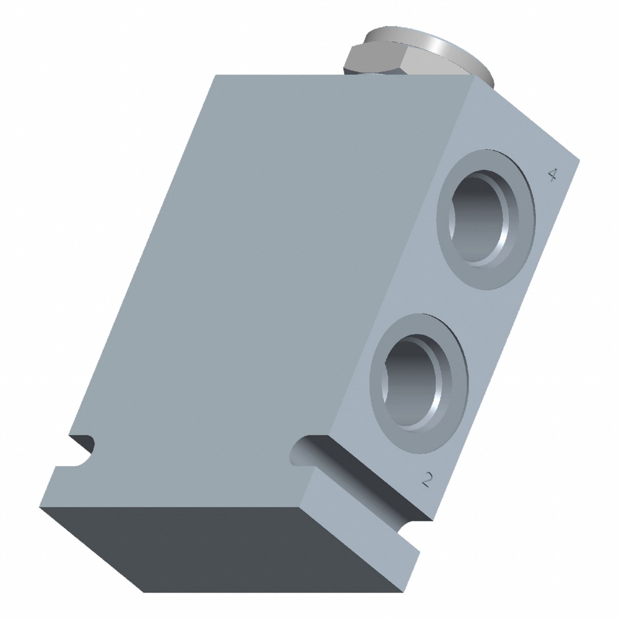 Cartridge Valve: Aluminum, Screw-In, Screwdriver Adjustment, Pressure, Nitrile