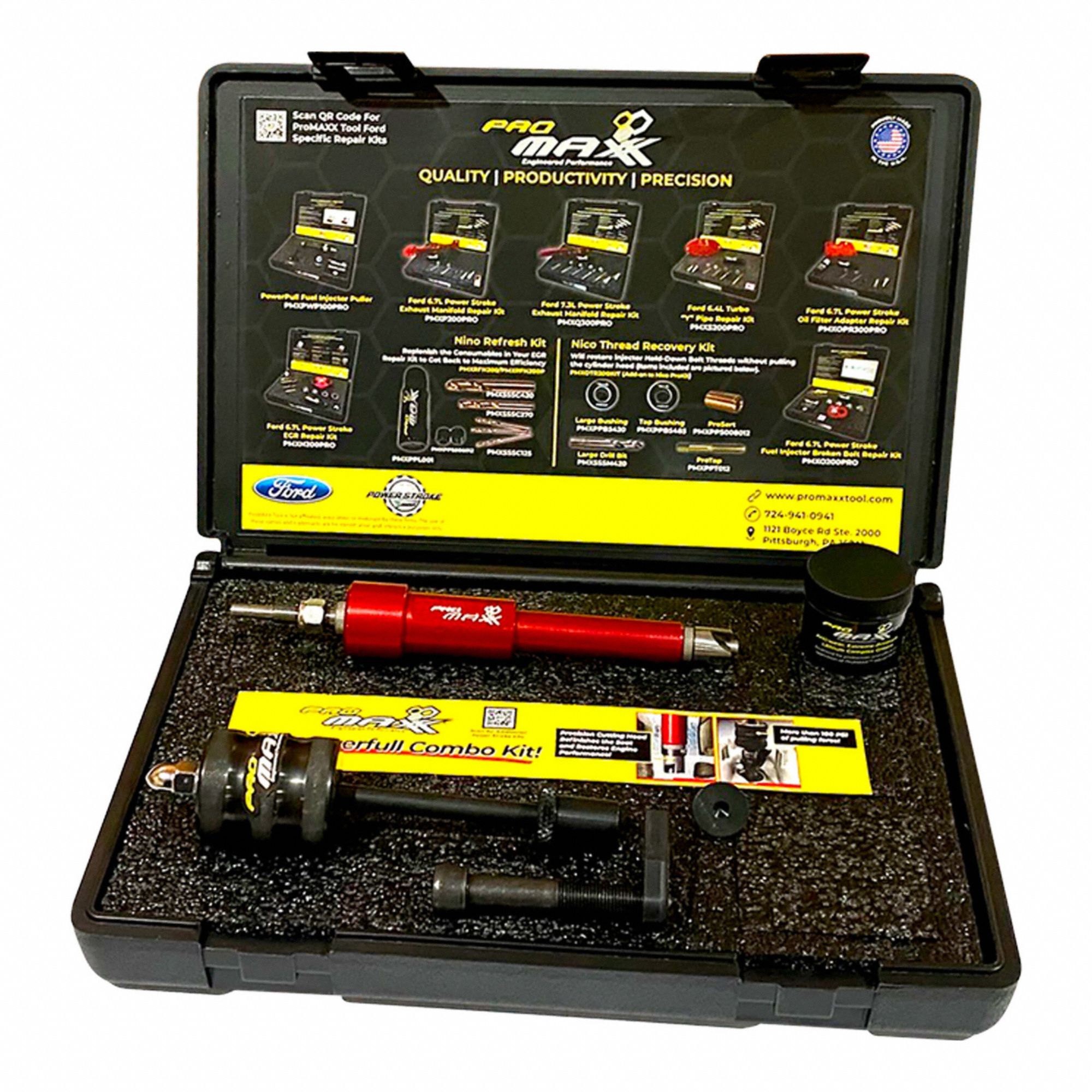MILTON, Seal Repair Kit, Diesel Engines/Ford, Vehicle Puller Tools ...