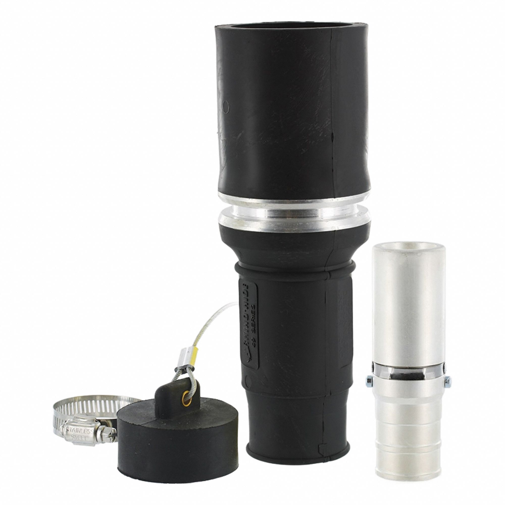 Single Pole Inline: Female, Black, 1000V AC, 898 A, Crimp Tube Termination, 49 Series (MPN 49F53-E). Key specifications — Gender: Female; Series: 49; Brand: LEVITON.