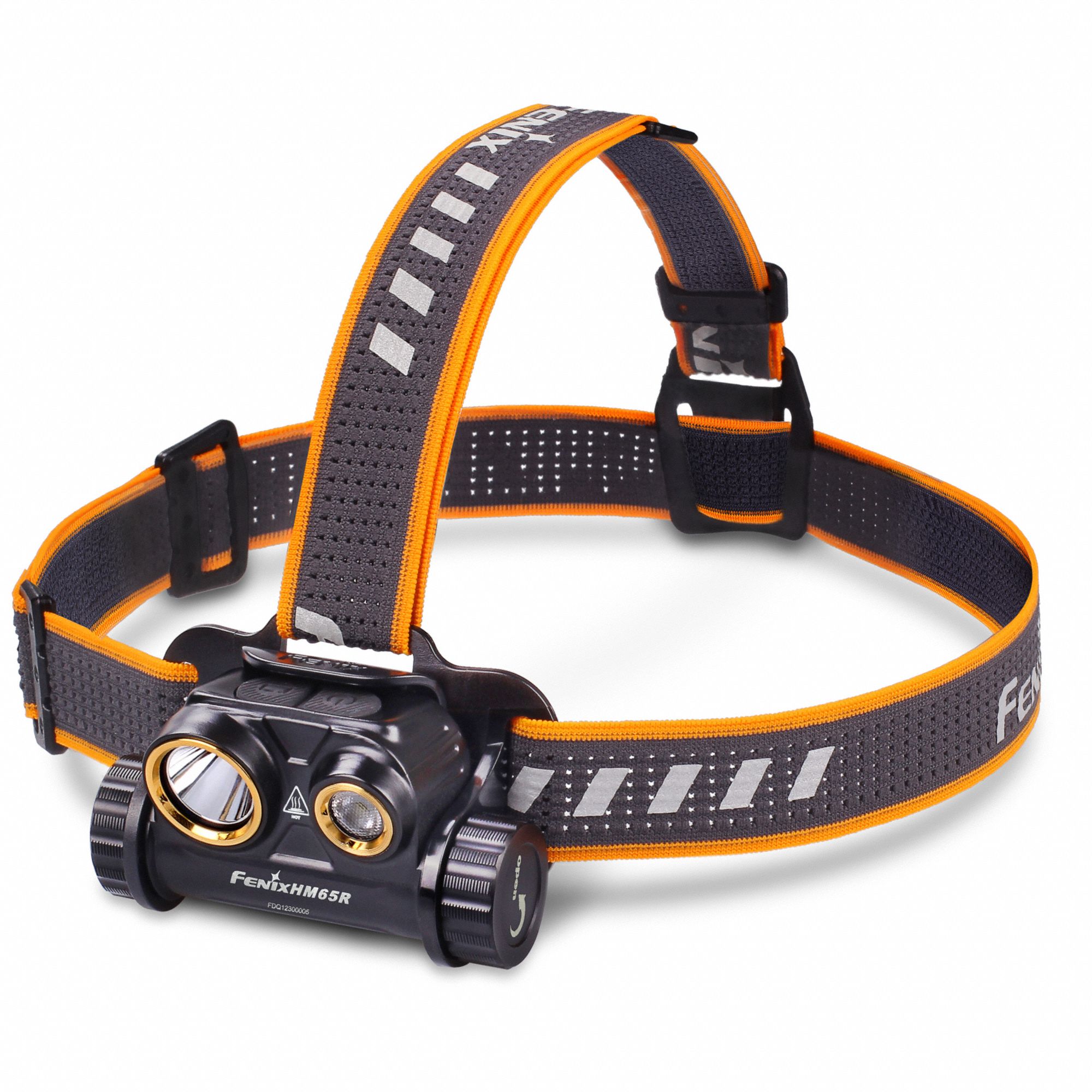 Rechargeable Headlamp: 1,000 lm Max Brightness, 280 hr Max Run Time, Black