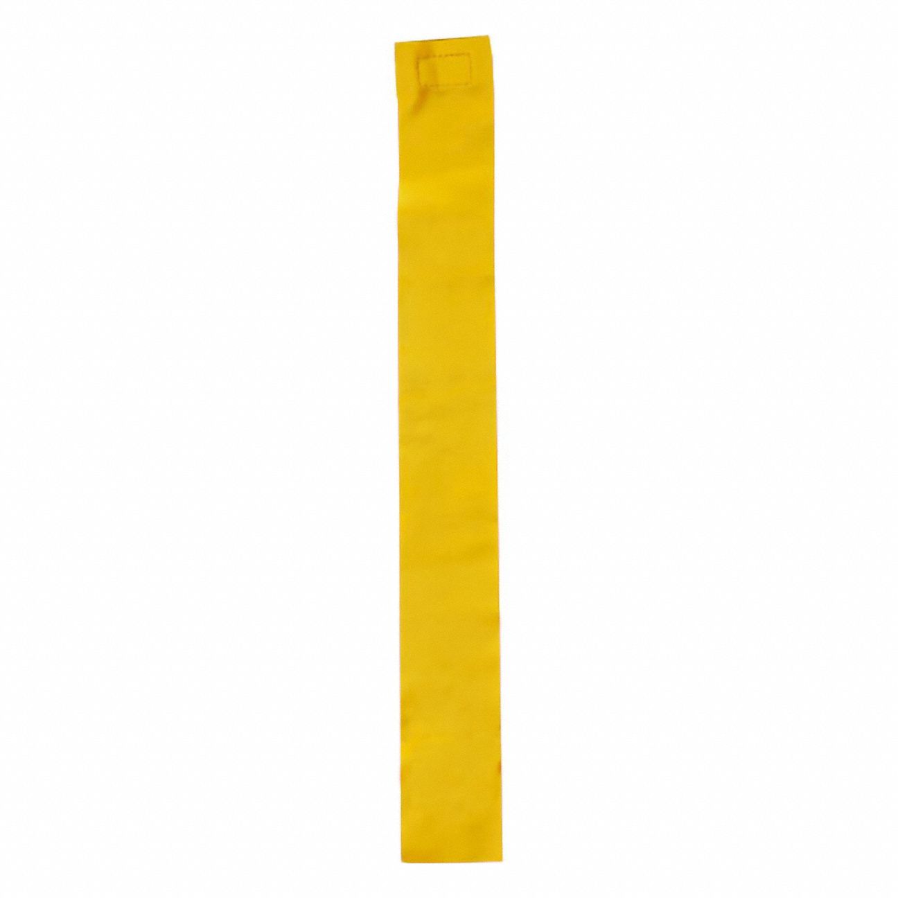 Replacement Flag: Yellow, Vinyl, 14 1/2 in Overall Lg, 2 in Overall Wd