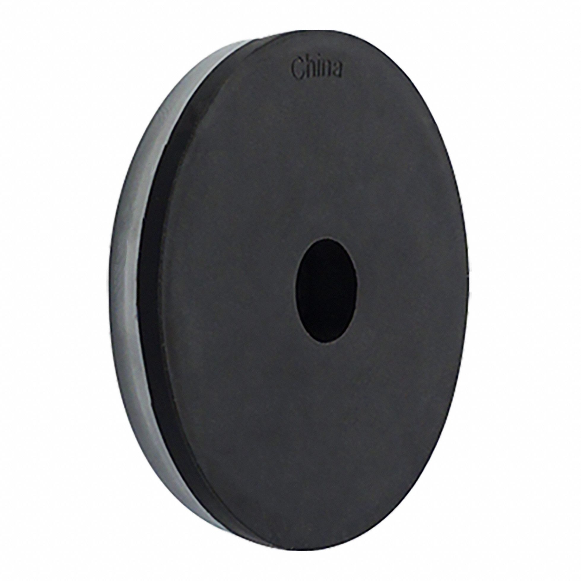 Rare Earth Magnet: Neodymium, 2 21/32 in Outside Dia, 0.275" Tap Size, 0.4 in Thick