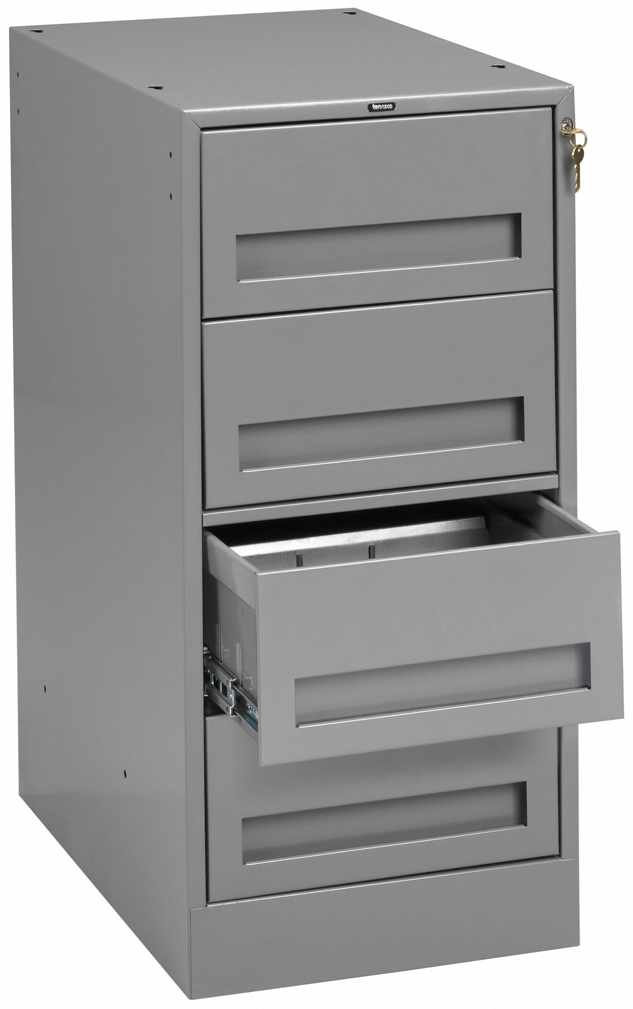 Drawer Pedestal 15 W x 24 D x 32 H Gray