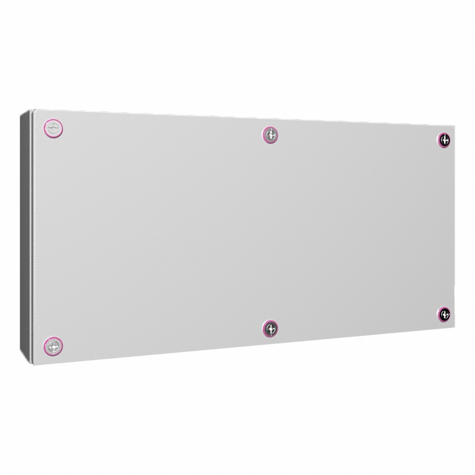 Enclosure: Light Gray, Steel, 11 in x 23 in x 5 in, NEMA 1/12/3R/4, Solid Cover