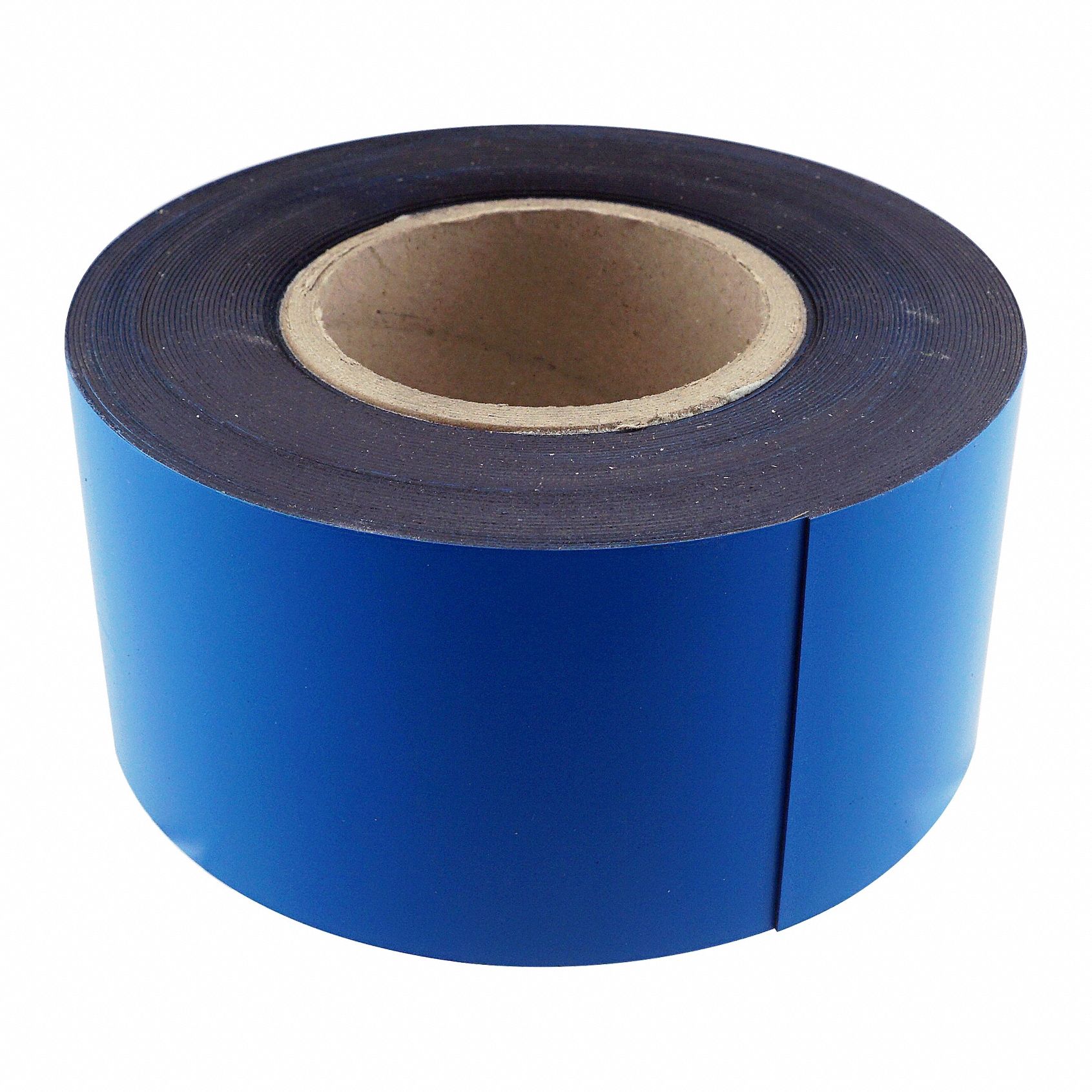 Magnetic Strip: Plain Nonmagnetic Side, 50 ft Overall Lg, 3 in Overall Wd