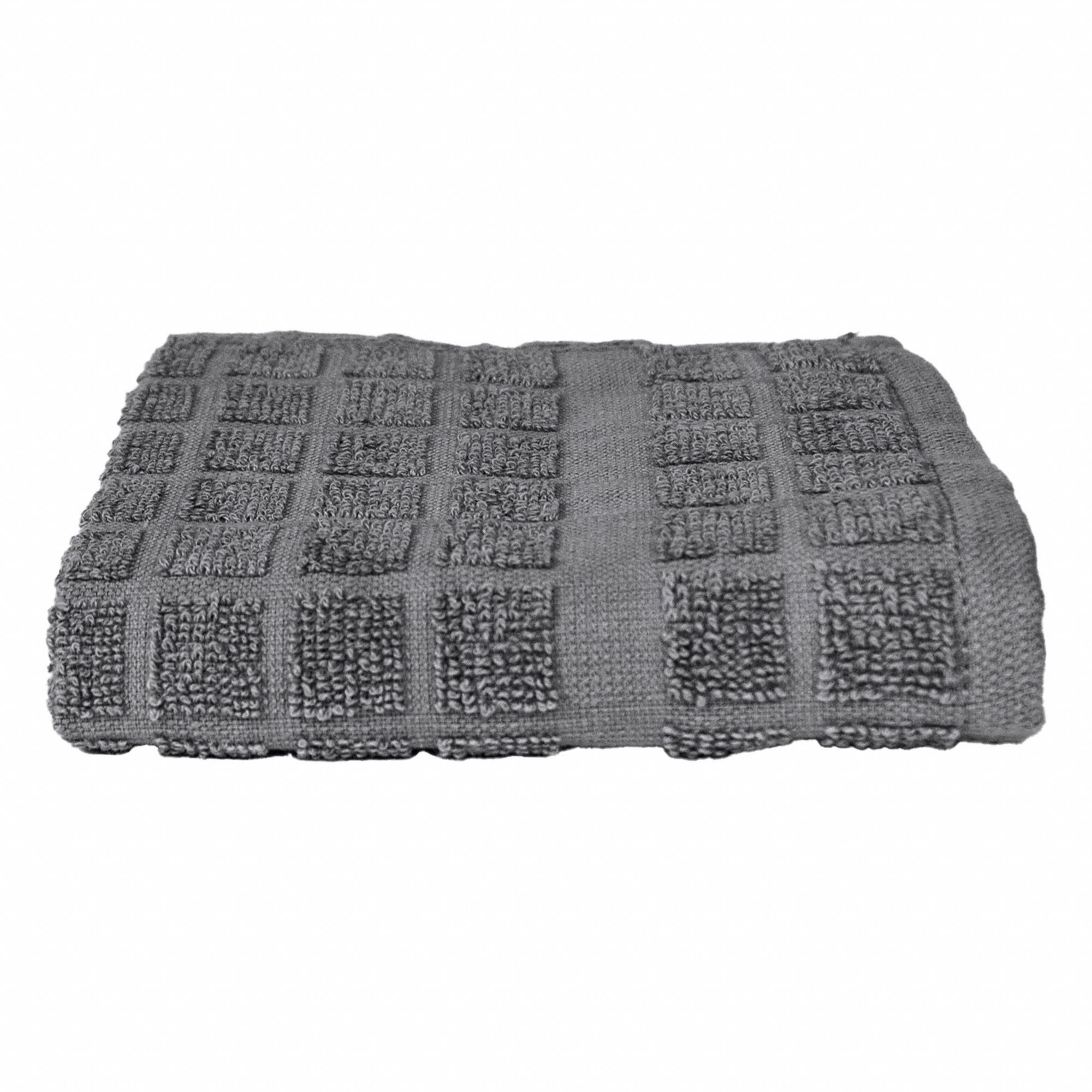 Dish Cloth: Green, Coordinating Solid, 100% Ring-Spun Cotton Material, 12 in Overall Lg