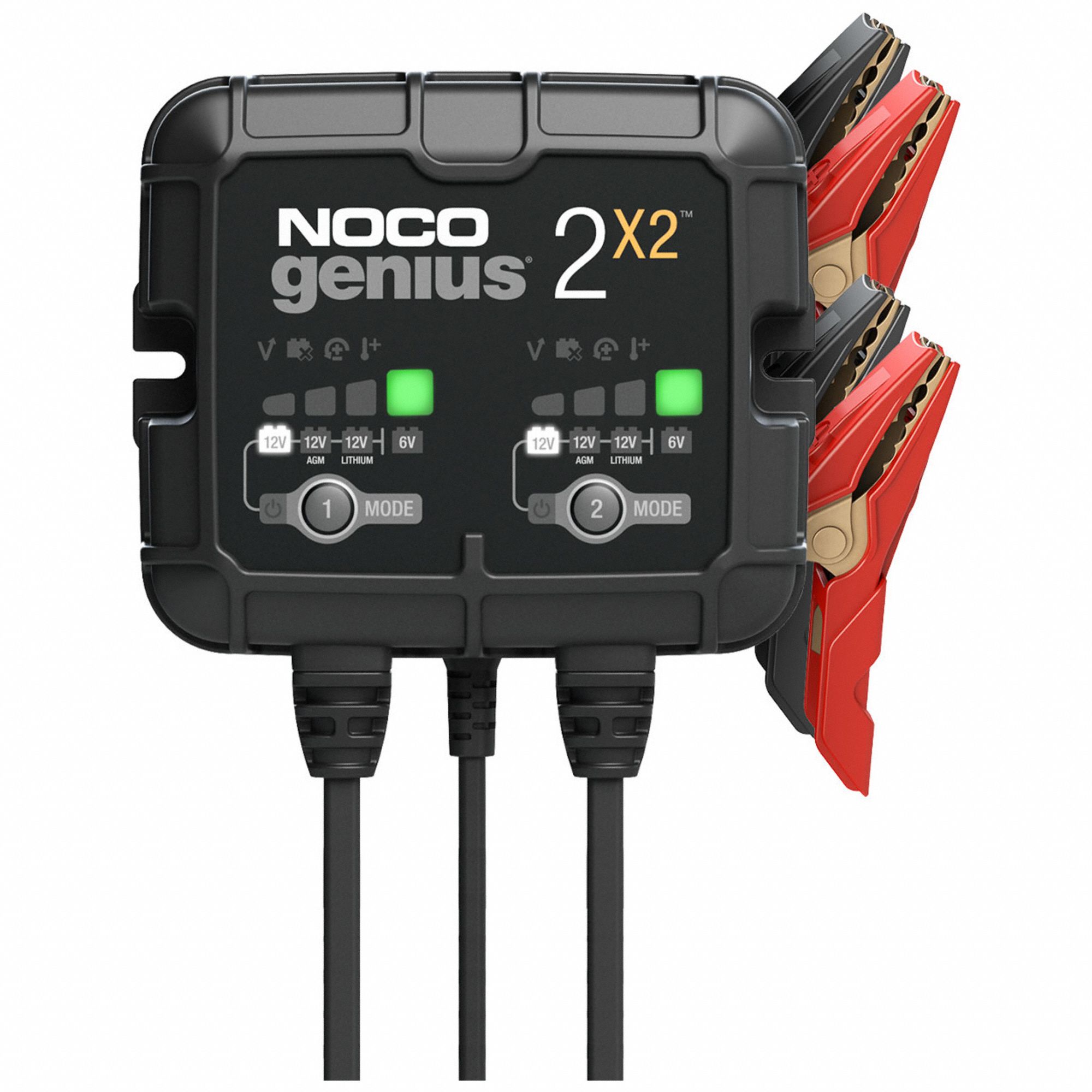 NOCO, Charging, Auto, Battery Charger 797WM2GENIUS2X2 Grainger