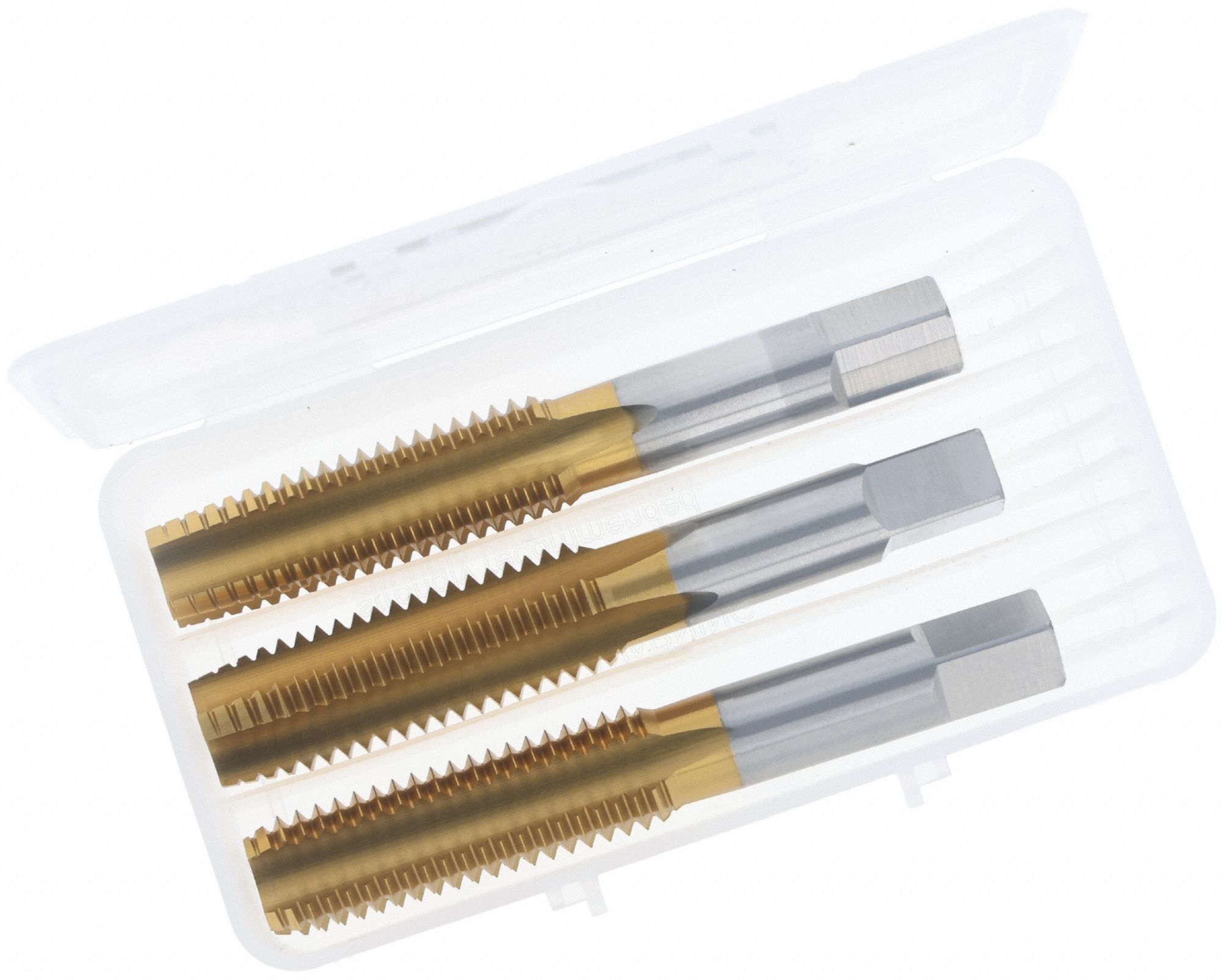 CLEVELAND Tap Kit: 1"-8 UNC, H4 / 3B, 4 Flute, TiN Coated High Speed Steel (MPN C84260). Key specifications — attr1300563: Bottoming Chamfers.