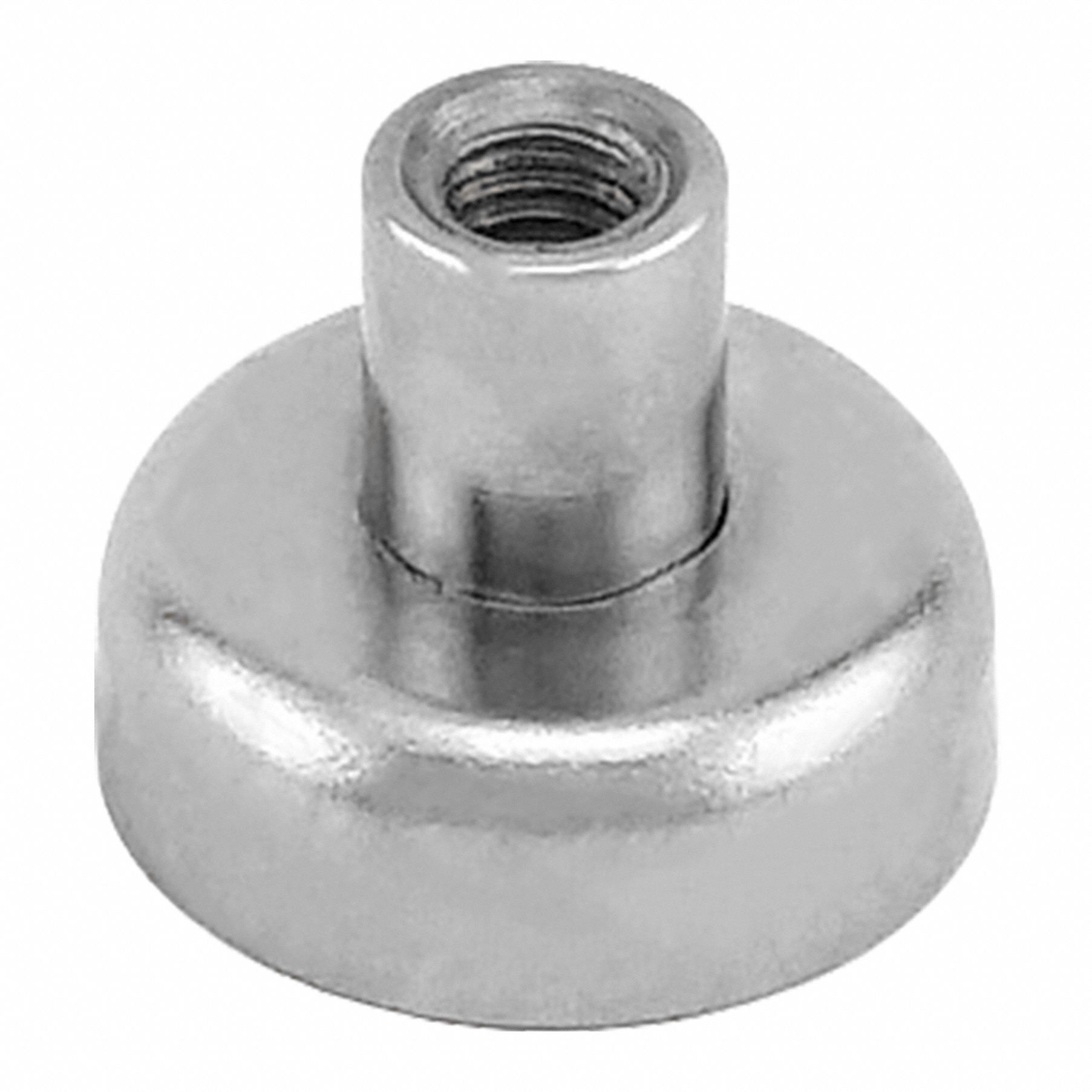 Rare Earth Magnet: Neodymium, 25/32 in Outside Dia, 0.276 in Thick, Disc Magnet, 42